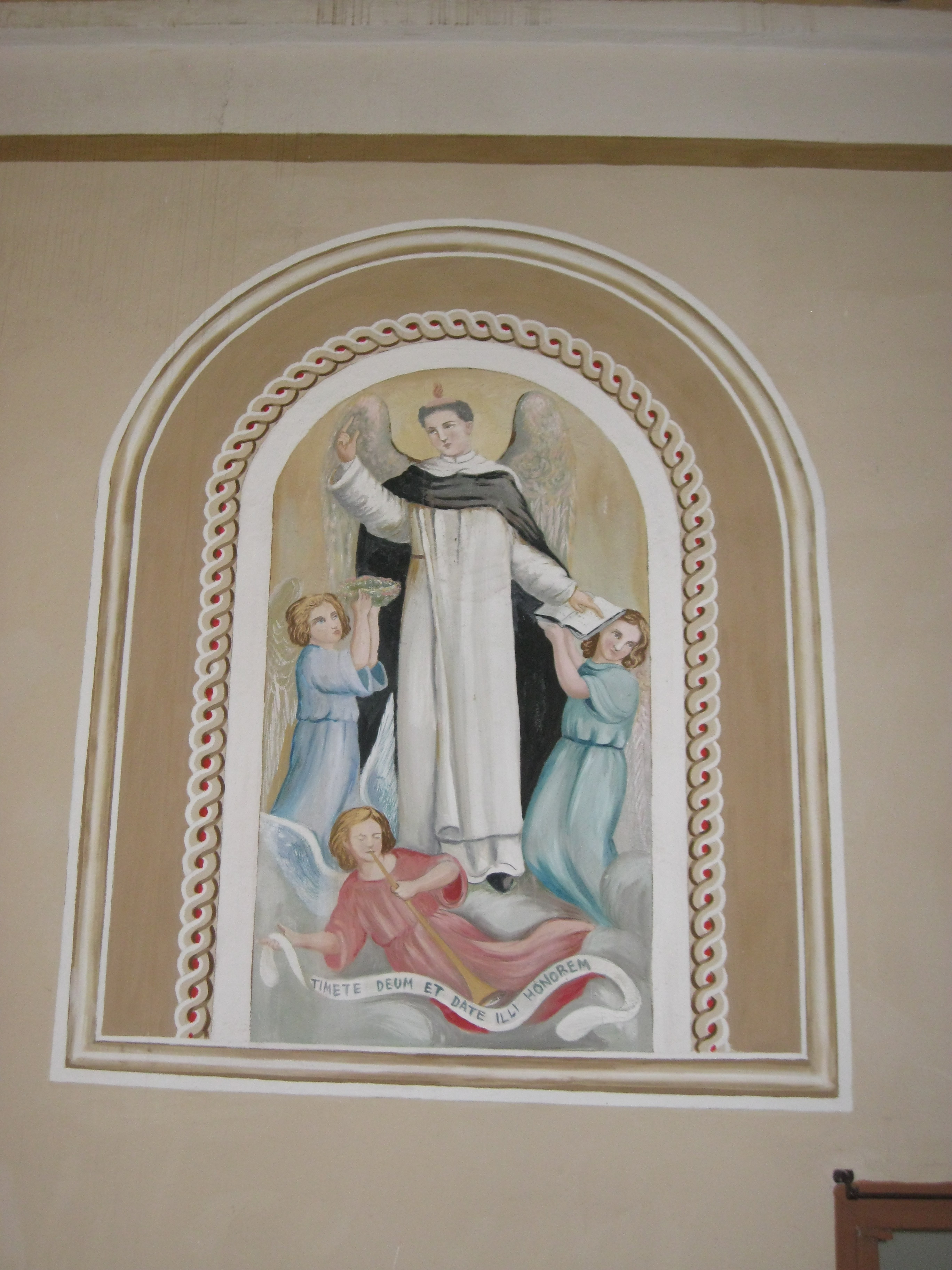 San Vincenzo Ferrer, San Vincenzo Ferrer (decorazione pittorica, opera isolata) di Tancredi, Settimio (attribuito) - ambito calabrese (seconda metà XX)