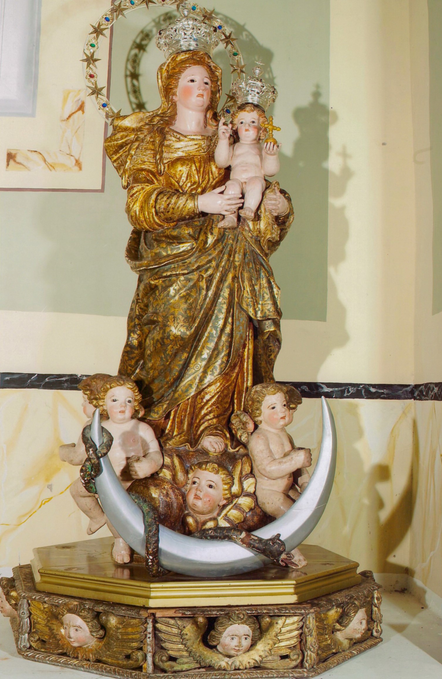 Madonna della Luce, Madonna con Bambino (statua, opera isolata) - ambito calabrese (primo quarto XVIII)