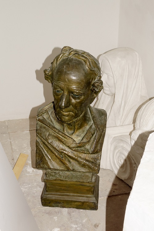 busto di Francesco Podesti, busto (busto, opera isolata) di Tripisciano Michele - ambito romano (ultimo quarto XIX)