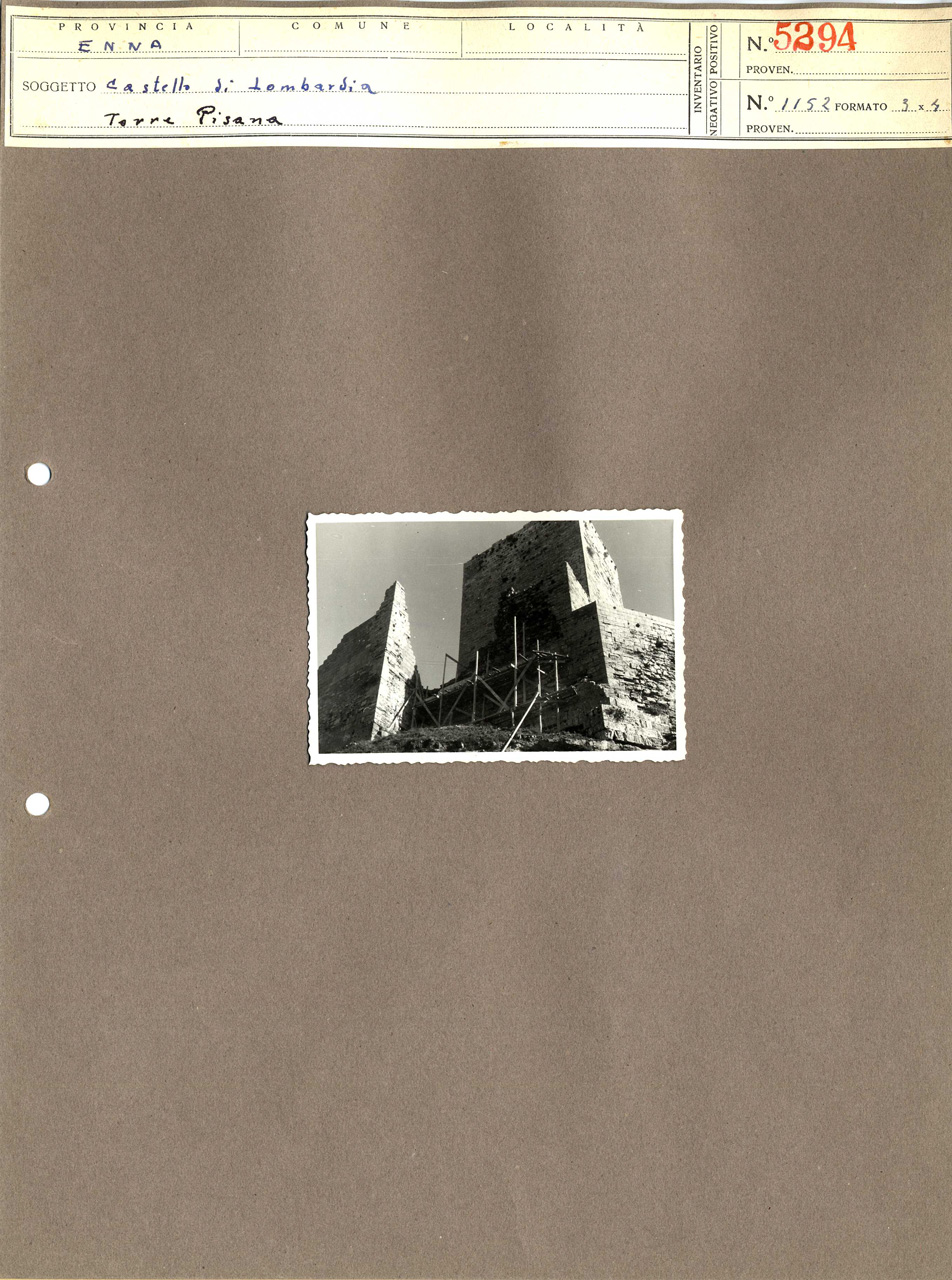 Architettura militare - fortificazioni (positivo, elemento-parte componente, scheda di supporto) di Anonimo <1945 - 1955> (attribuito) (metà XX)