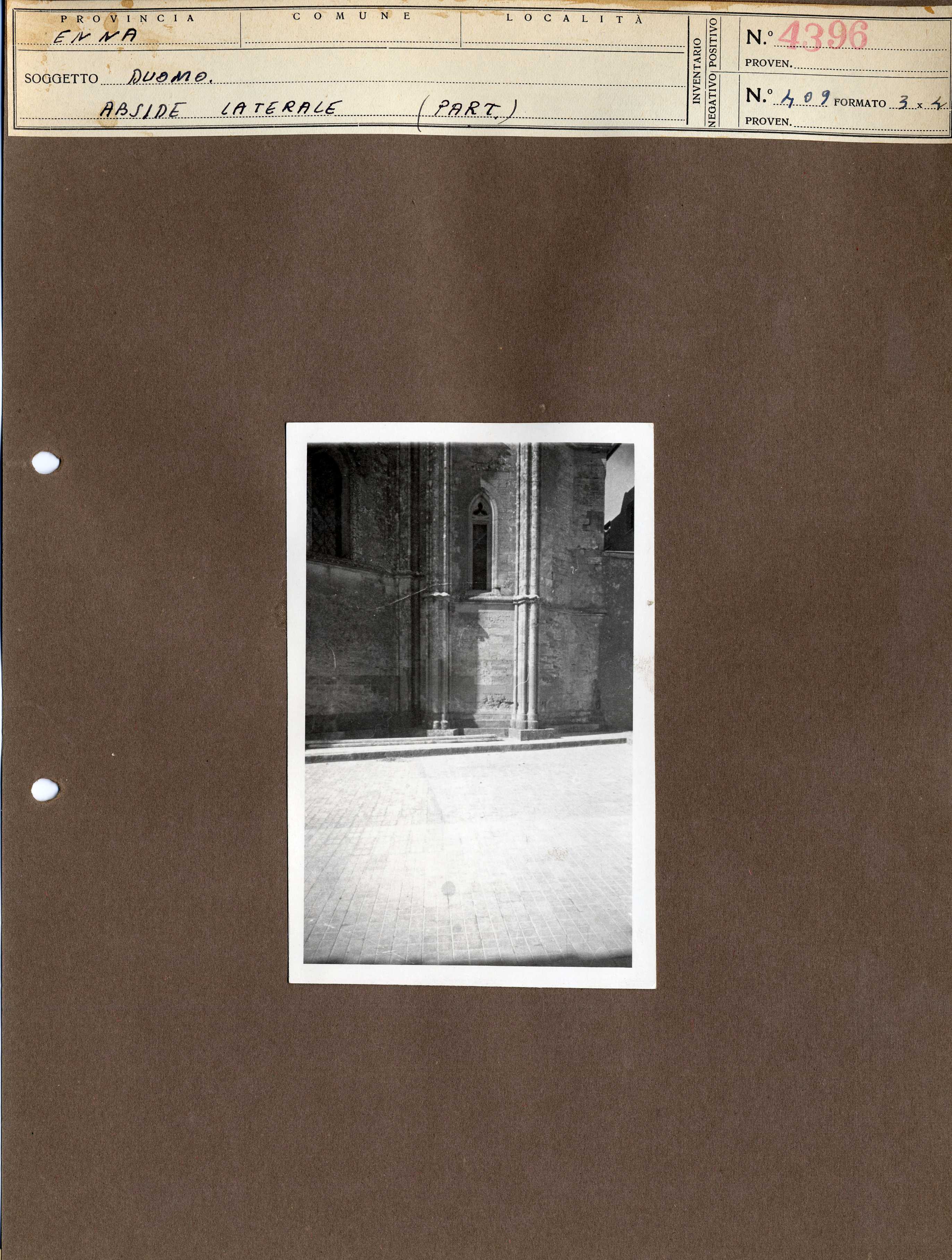 Sicilia - Enna – Architettura religiosa - Duomo (positivo, elemento-parte componente, scheda di supporto) di Anonimo <1951 - 2000> (terzo quarto XX)