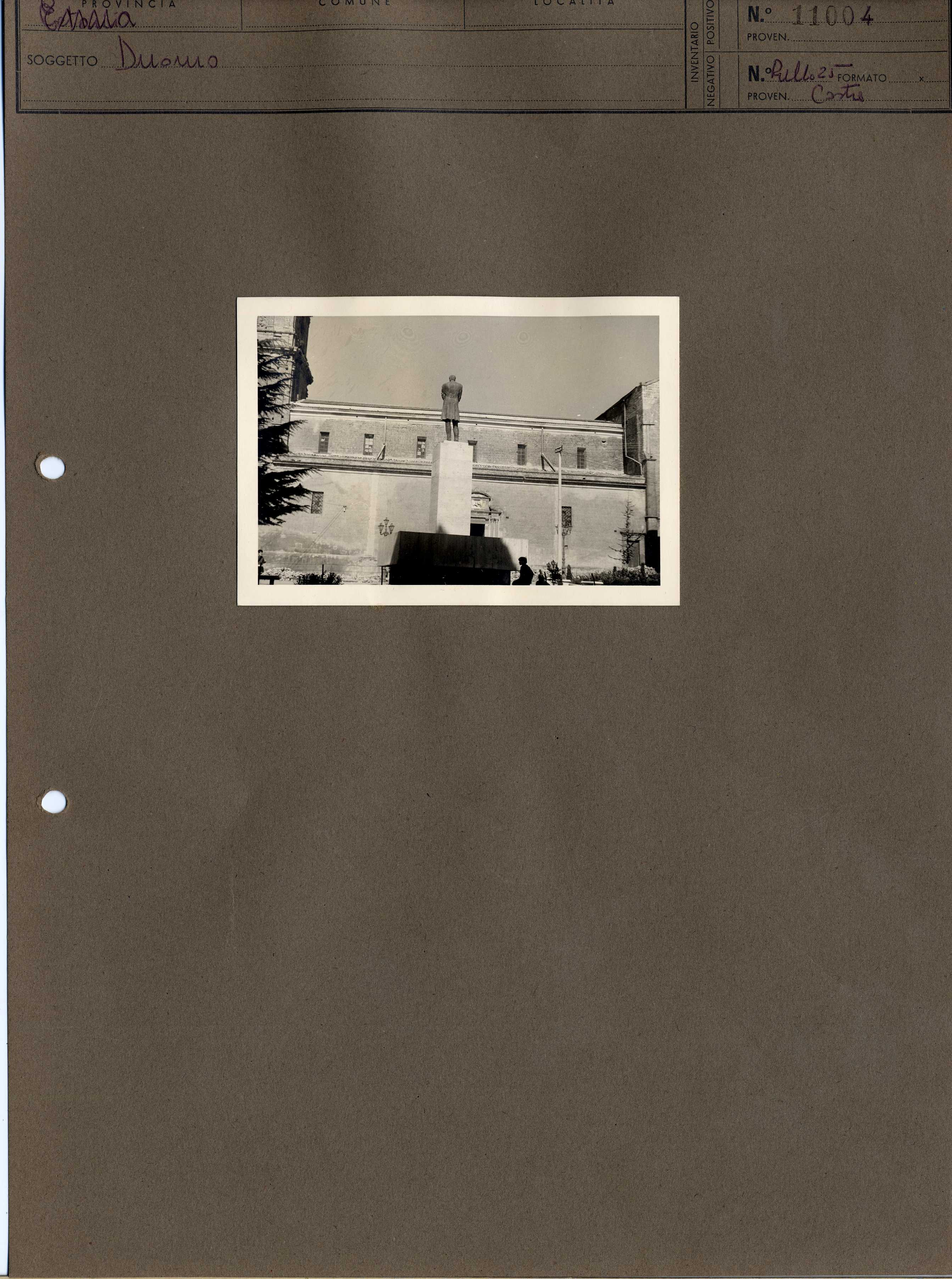 Sicilia - Enna – Architettura religiosa - Duomo (positivo, elemento-parte componente, scheda di supporto) di Anonimo <1951 - 2000> (terzo quarto XX)