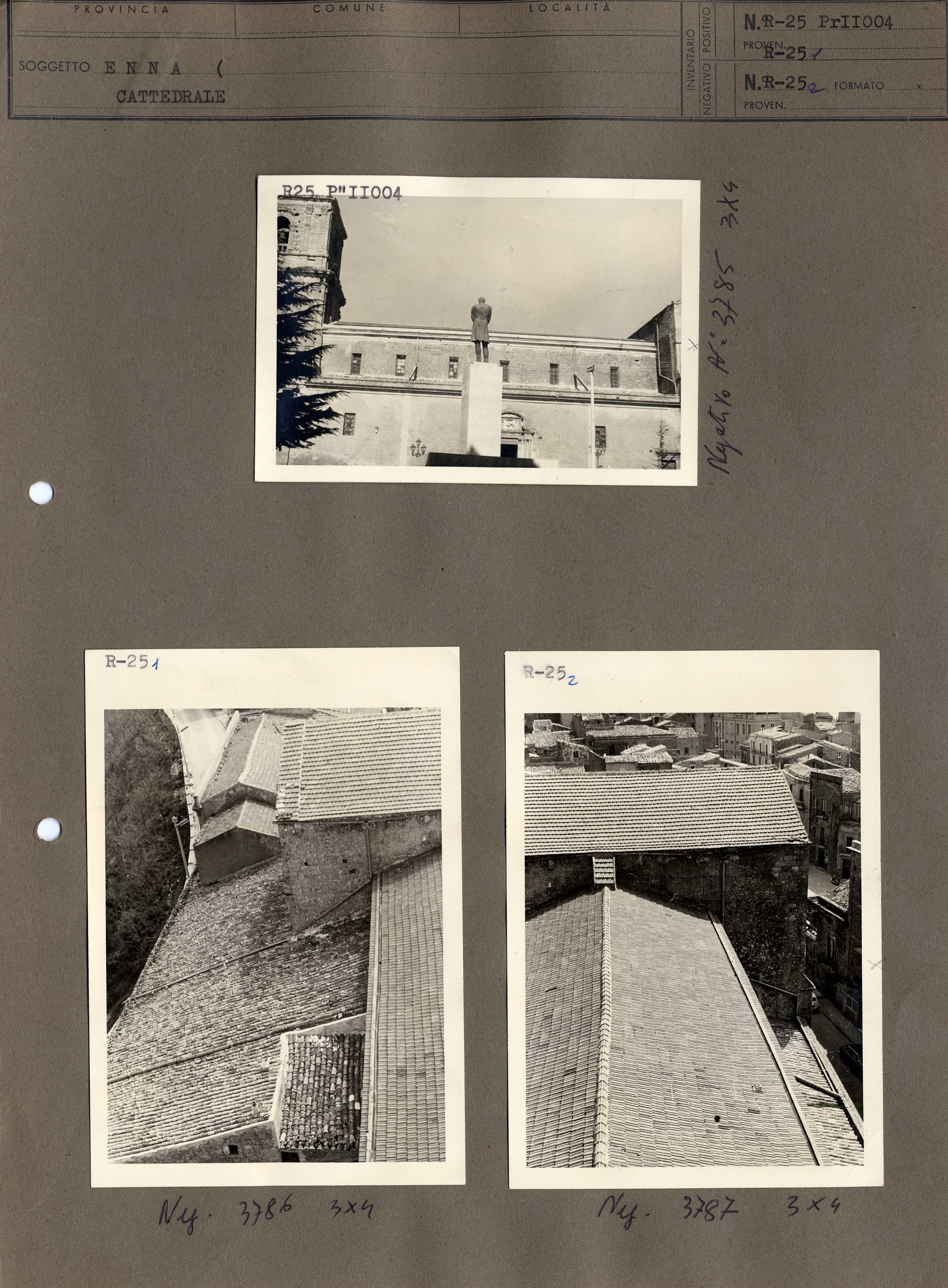 Sicilia - Enna – Architettura religiosa - Duomo (positivo, elemento-parte componente, scheda di supporto) di Anonimo <1951 - 2000> (terzo quarto XX)