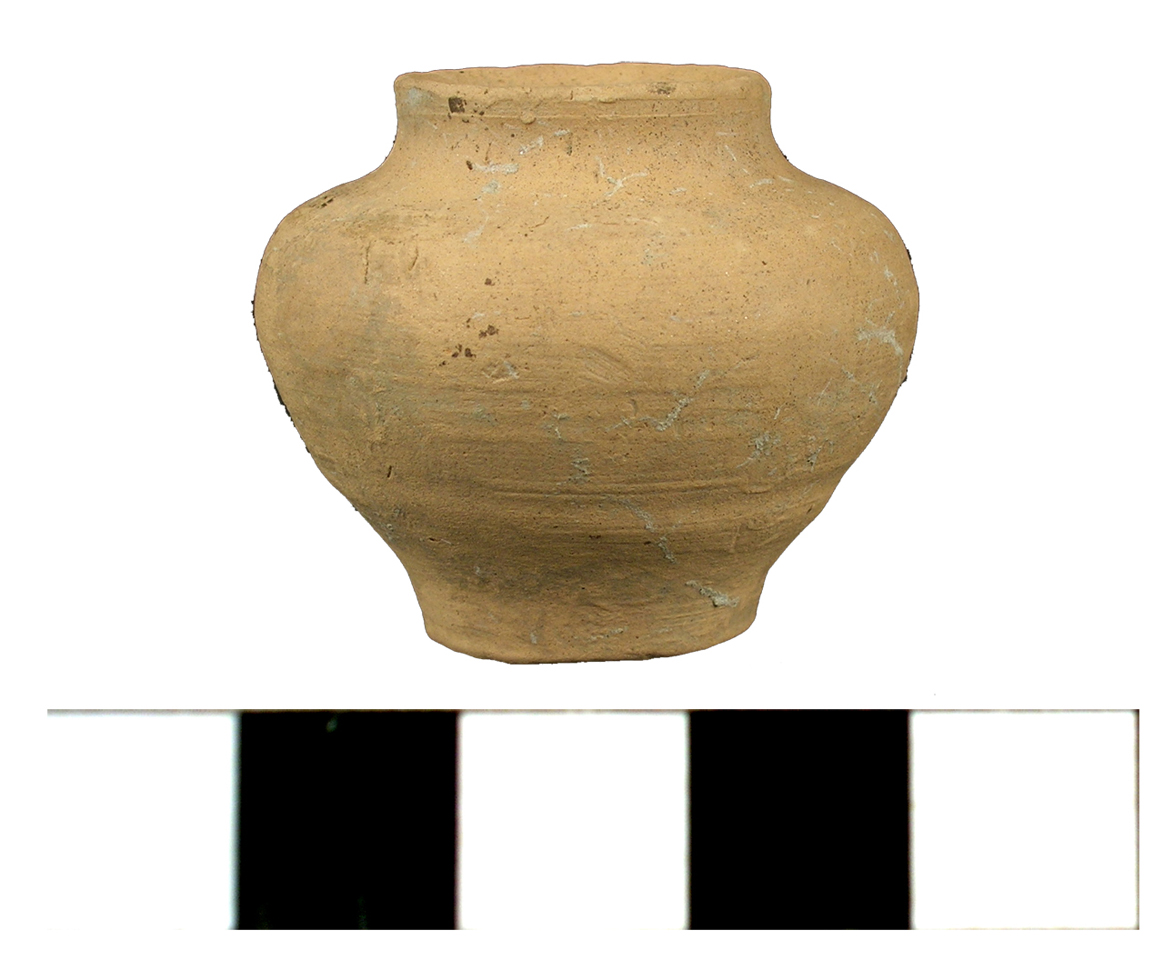 vaso, miniaturistico acromo - produzione locale (fine SECOLI/ IV a.C)