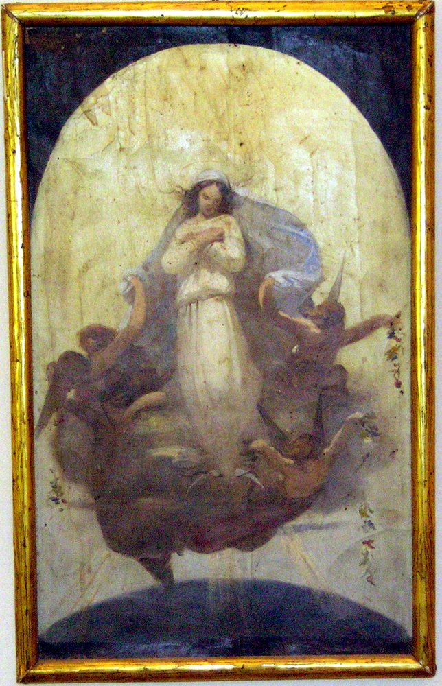 Madonna Immacolata (dipinto) di Rapisardi, Michele - ambito catanese (terzo quarto XIX)