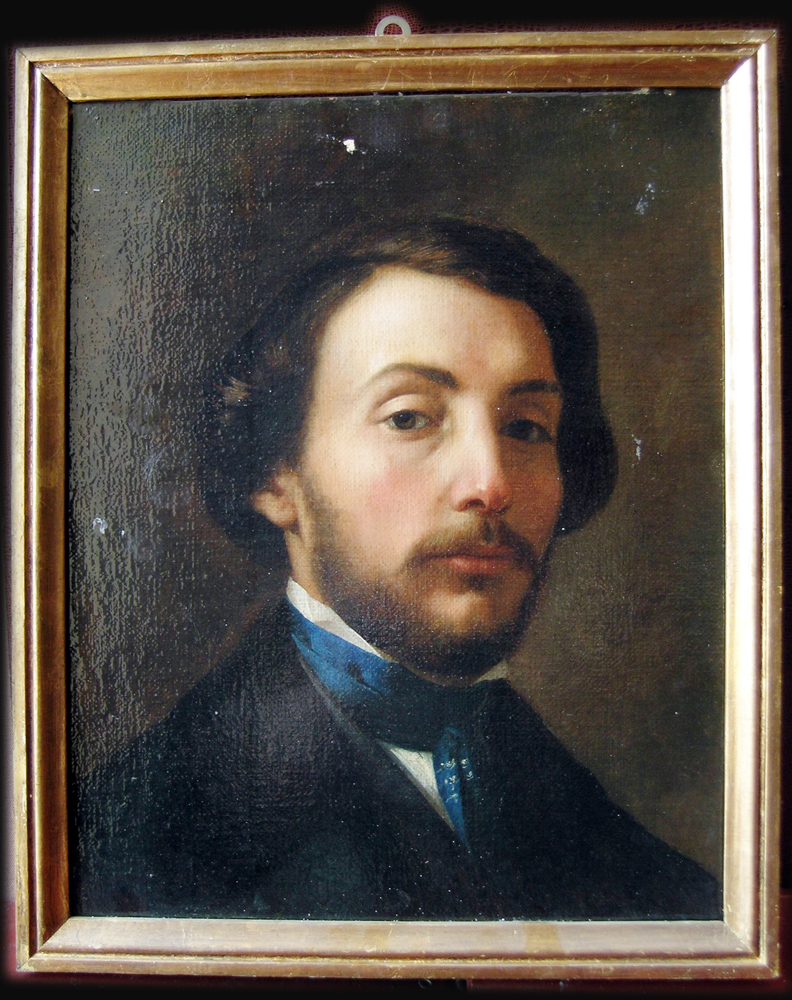 Autoritratto di Michele Rapisardi (dipinto) di Rapisardi, Michele - ambito catanese (secondo quarto XIX)