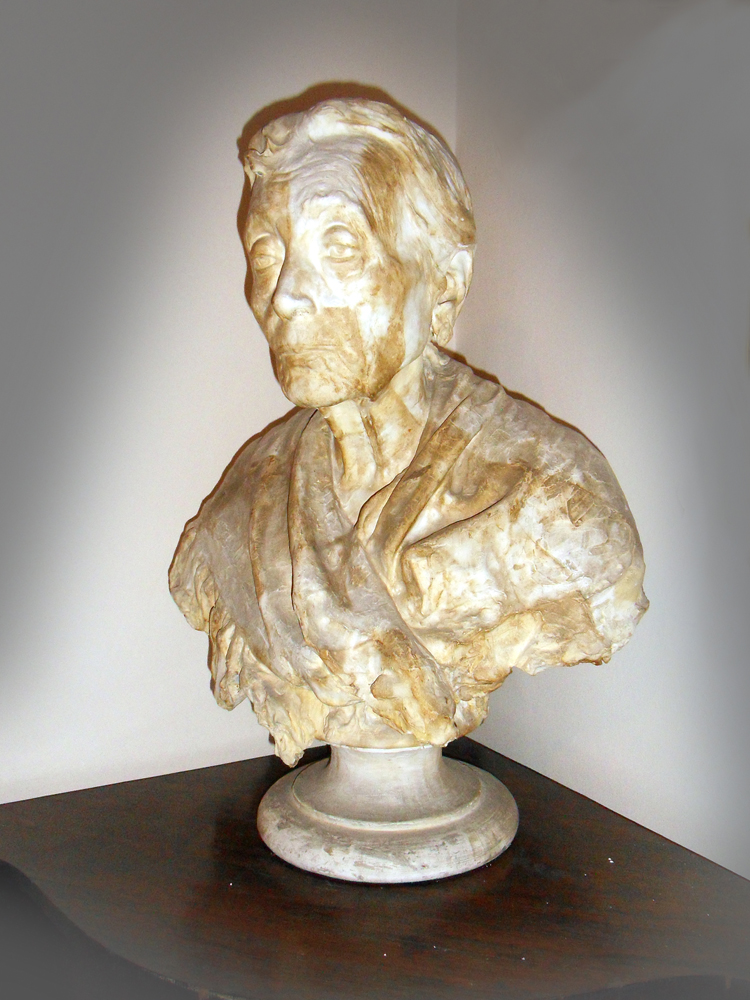 Busto di Maria Patti Rapisardi (scultura) di Juvara, Salvatore - ambito catanese (fine XIX)