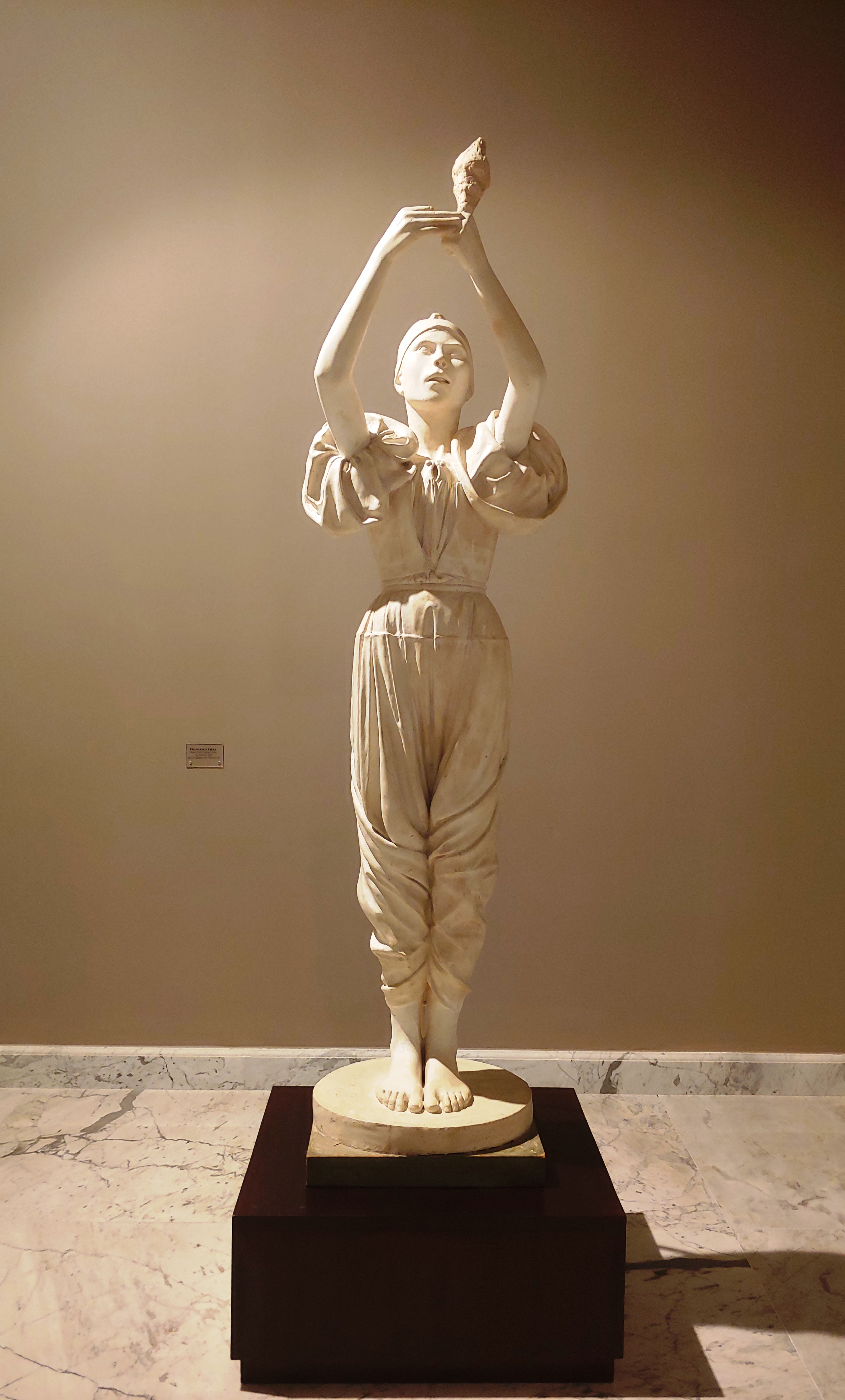 La filatrice, figura femminile (scultura, opera isolata) di Ciusa Francesco (attribuito) - ambito sardo (primo quarto XX secolo)