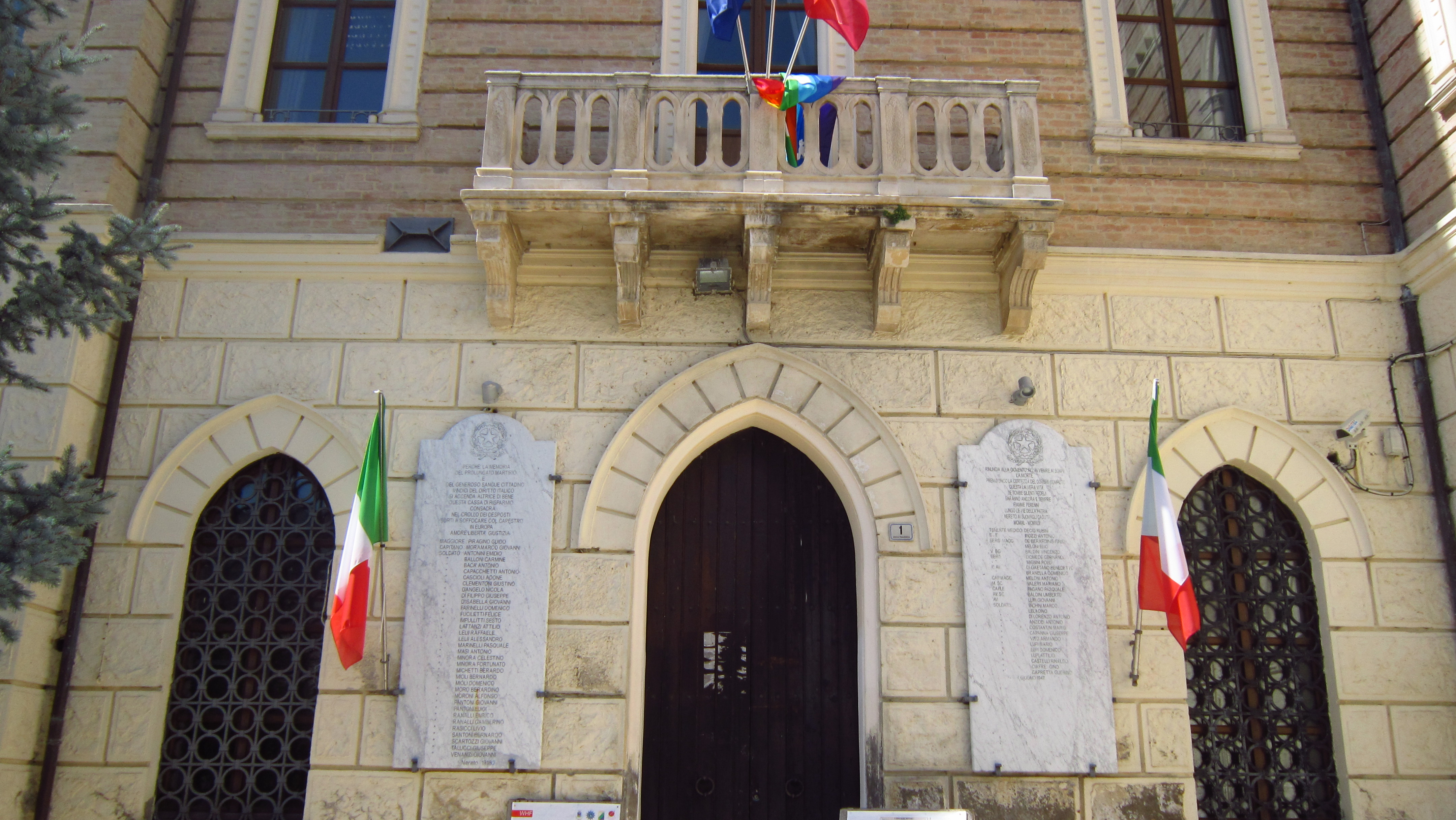 lapide commemorativa ai caduti - ambito abruzzese (XX)