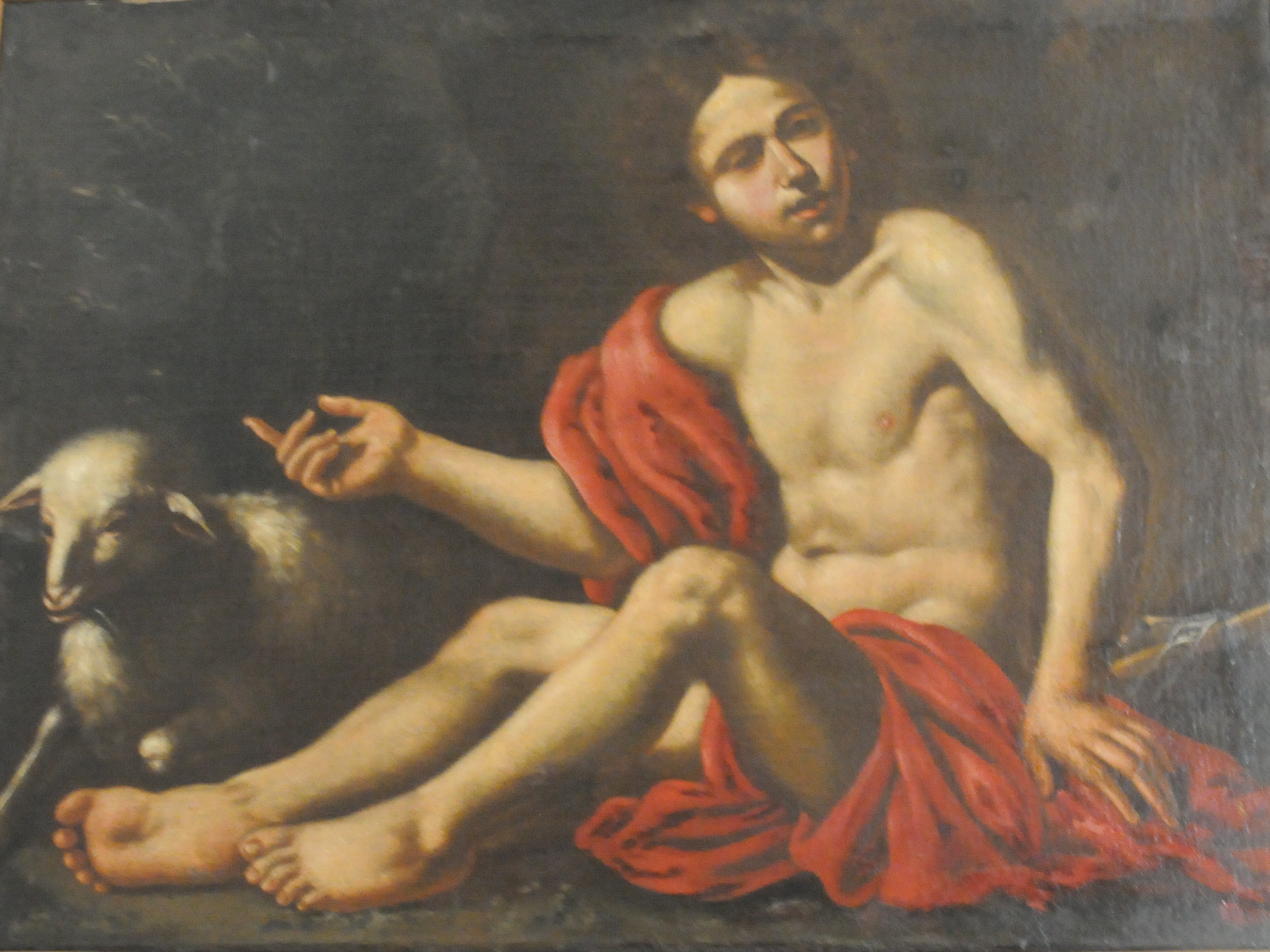 San Giovanni Battista, San Giovanni Battista (dipinto, opera isolata) - ambito napoletano (sec. XVII)