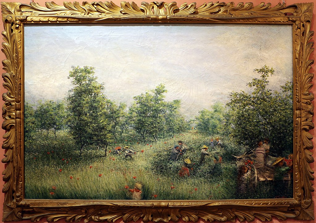 La Maggiolata, paesaggio primaverile (dipinto, opera isolata) di Spadaro Giuseppe (laboratorio) - ambito calabrese (primo quarto sec. XX)