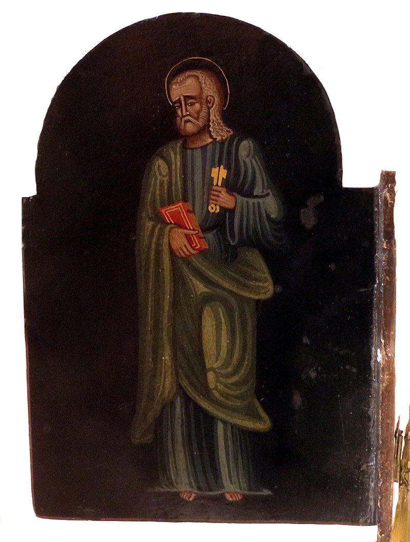 San Pietro, Misteri del Santo Rosario (scomparto di trittico, elemento d'insieme) di Giovanni Maria Scupola (scuola) - ambito Italia meridionale (metà sec. XVI)