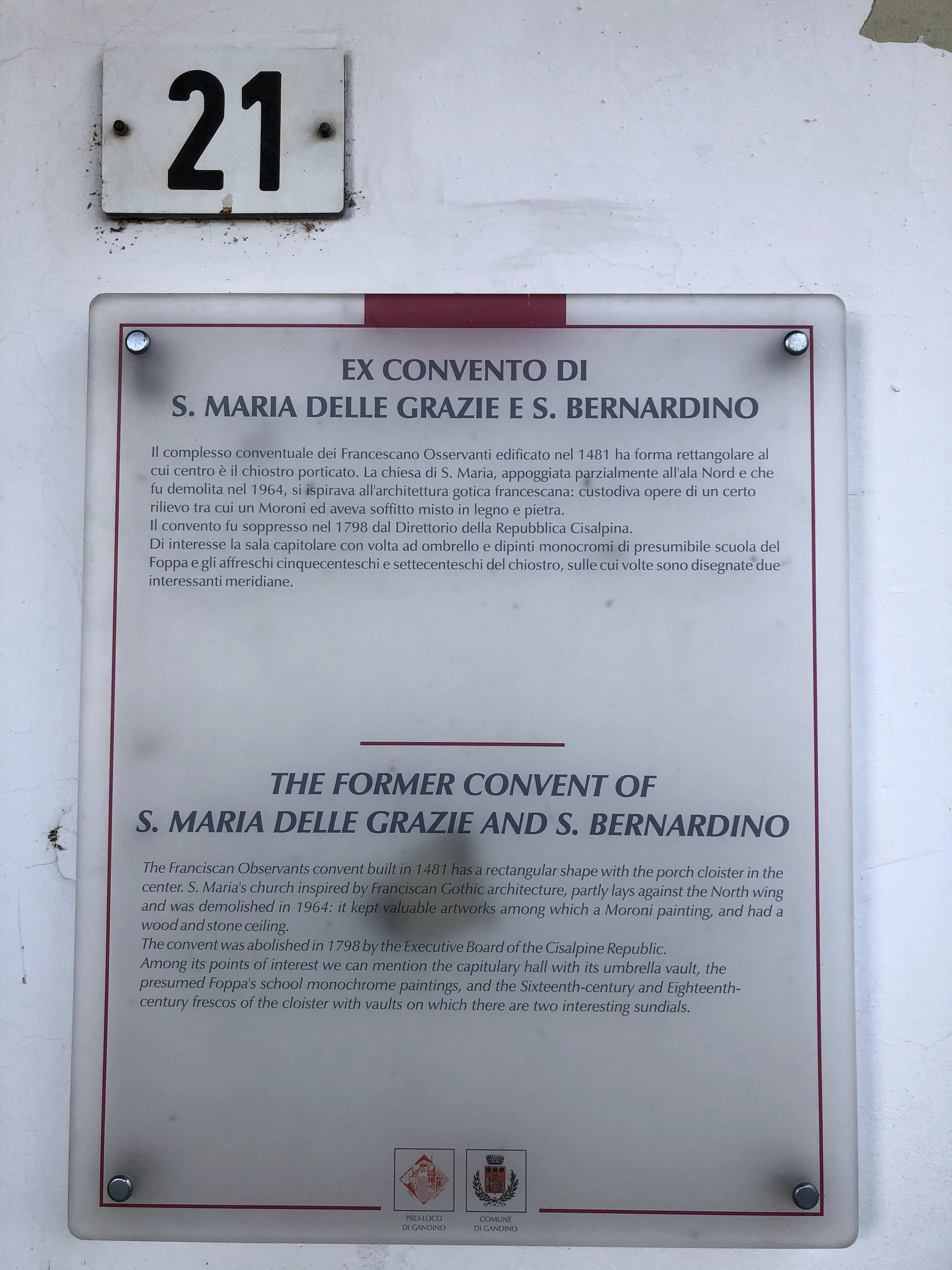 Ex Convento di S. Maria delle Grazie (oggi Casa di Riposo) (convento) - Gandino (BG)  <br>Condizioni d'uso: <a class='link-esterno' href='https://docs.italia.it/italia/icdp/icdp-pnd-circolazione-riuso-docs/it/v1.0-giugno-2022/testo-etichetta-BCS.html' target='_bcs'>Beni Culturali Standard (BCS)</a>