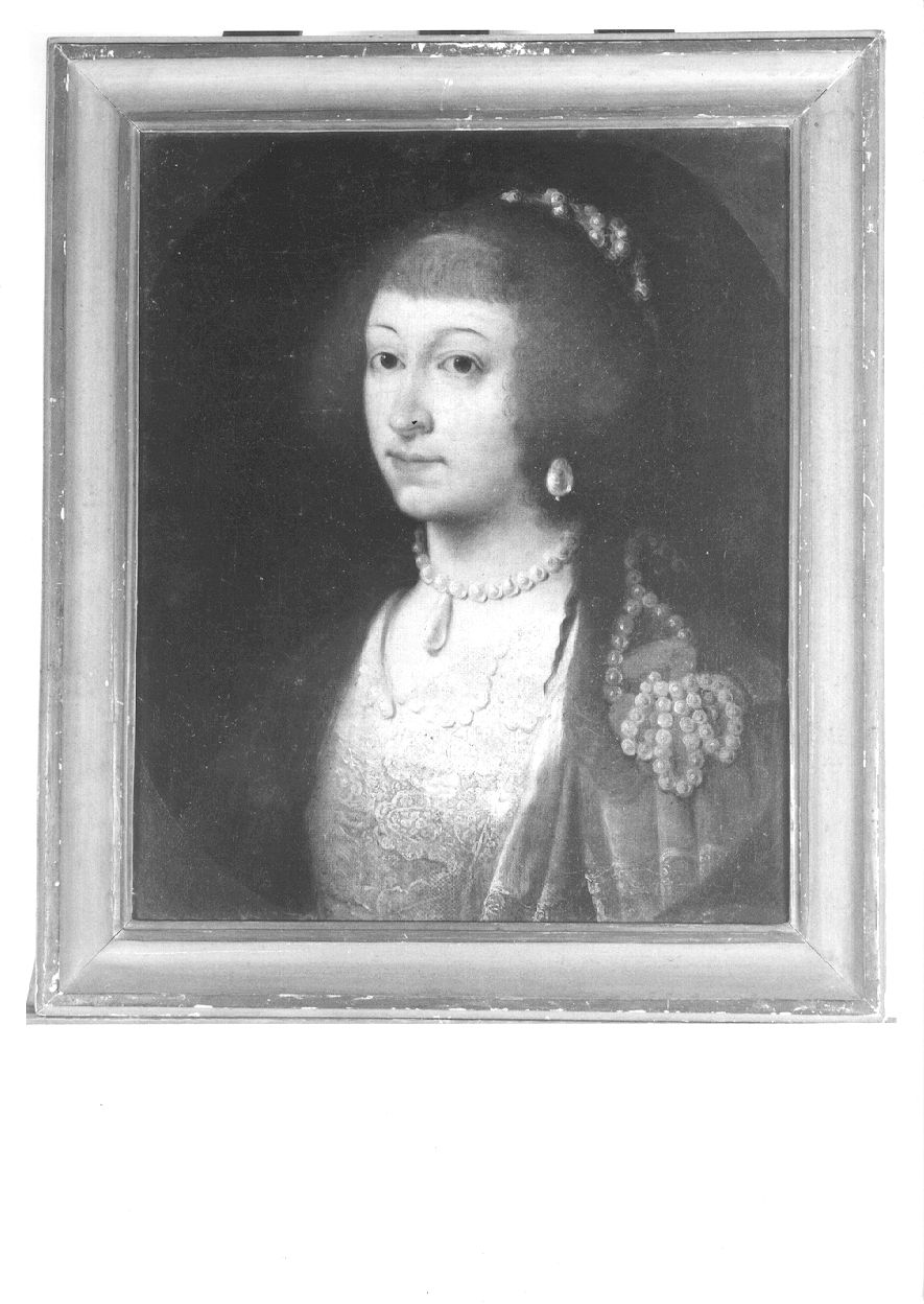 ritratto di Cristina di Francia (dipinto, opera isolata) - ambito franco-piemontese (seconda metà sec. XVII)