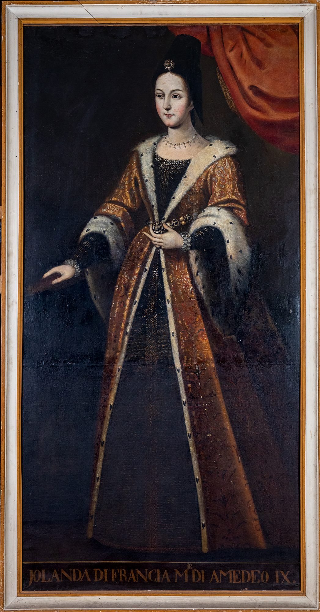 ritratto di Iolanda di Francia (dipinto) - ambito piemontese (seconda metà sec. XVII)