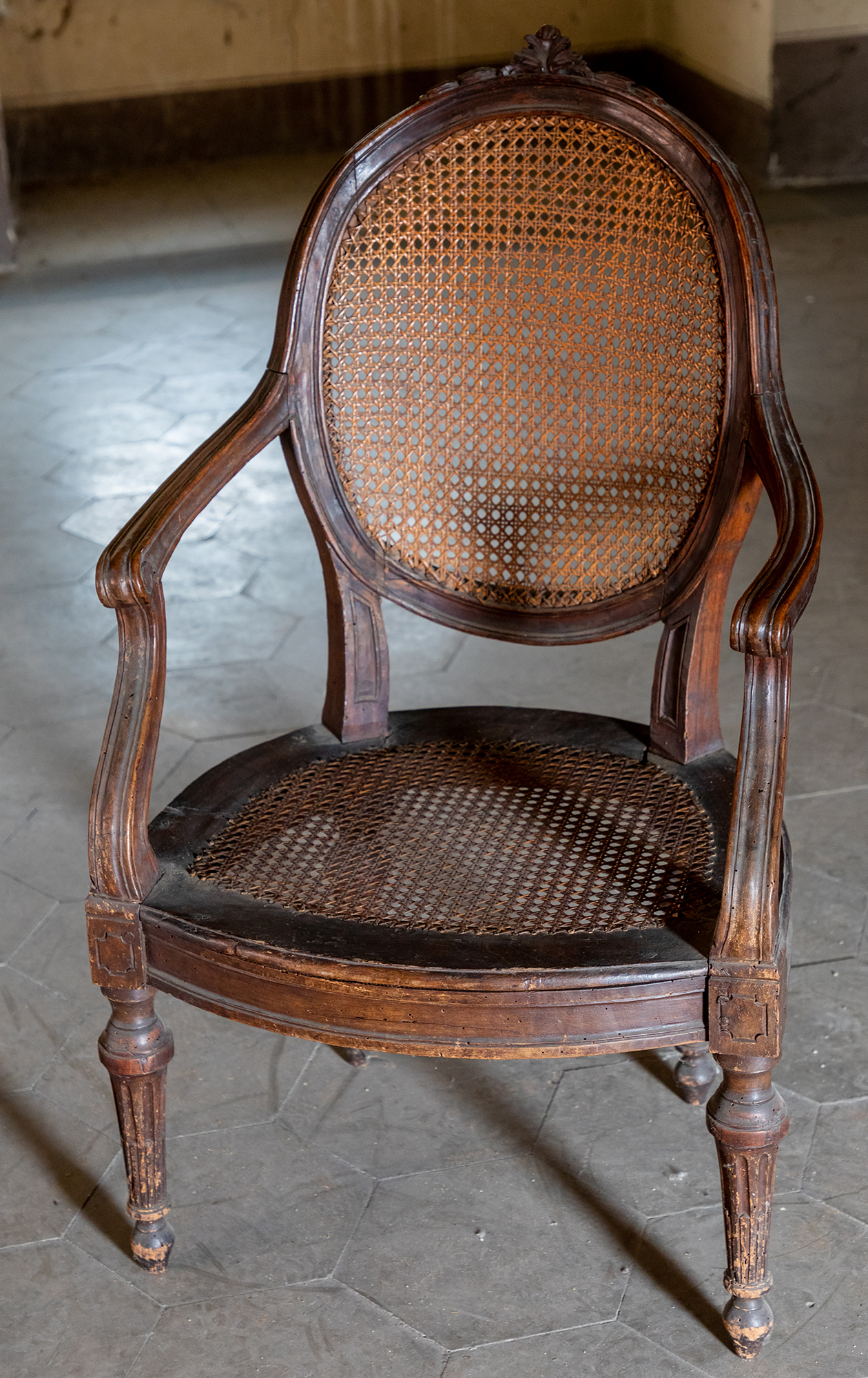 poltrona, serie - ambito piemontese (ultimo quarto XVIII)