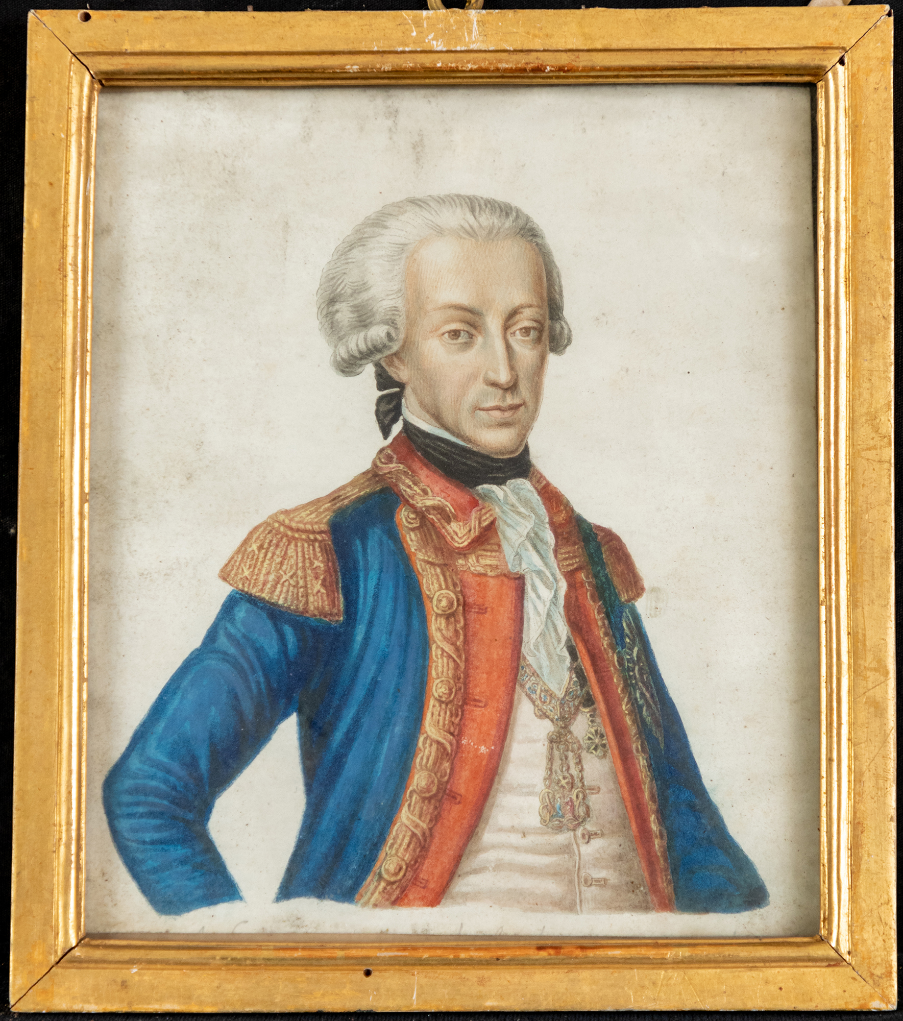 ritratto di Carlo Emanuele IV di Savoia (dipinto, opera isolata) - ambito piemontese (metà XIX)