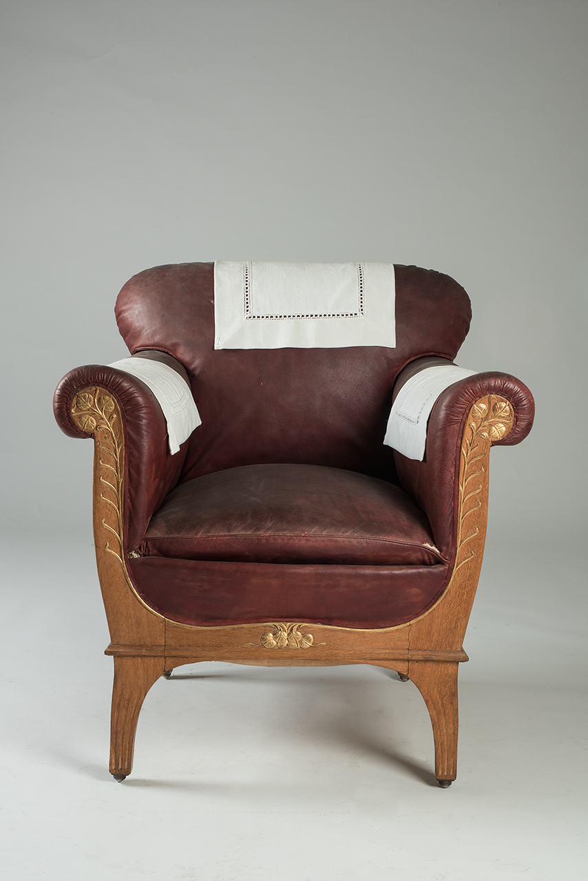 poltrona, opera isolata - ambito piemontese (?) (primo quarto XX)