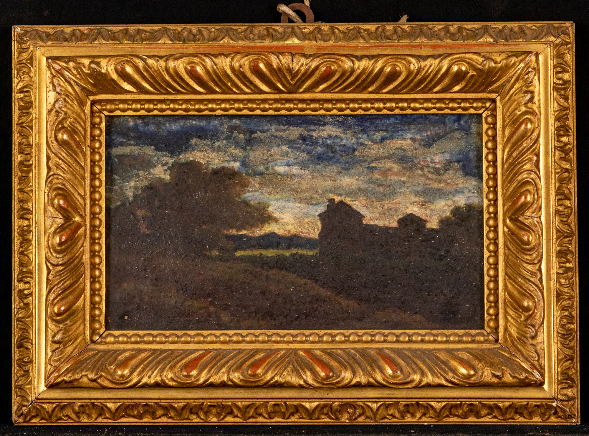 paesaggio con alberi (dipinto, opera isolata) di Ardy Bartolomeo (terzo quarto sec. XIX)