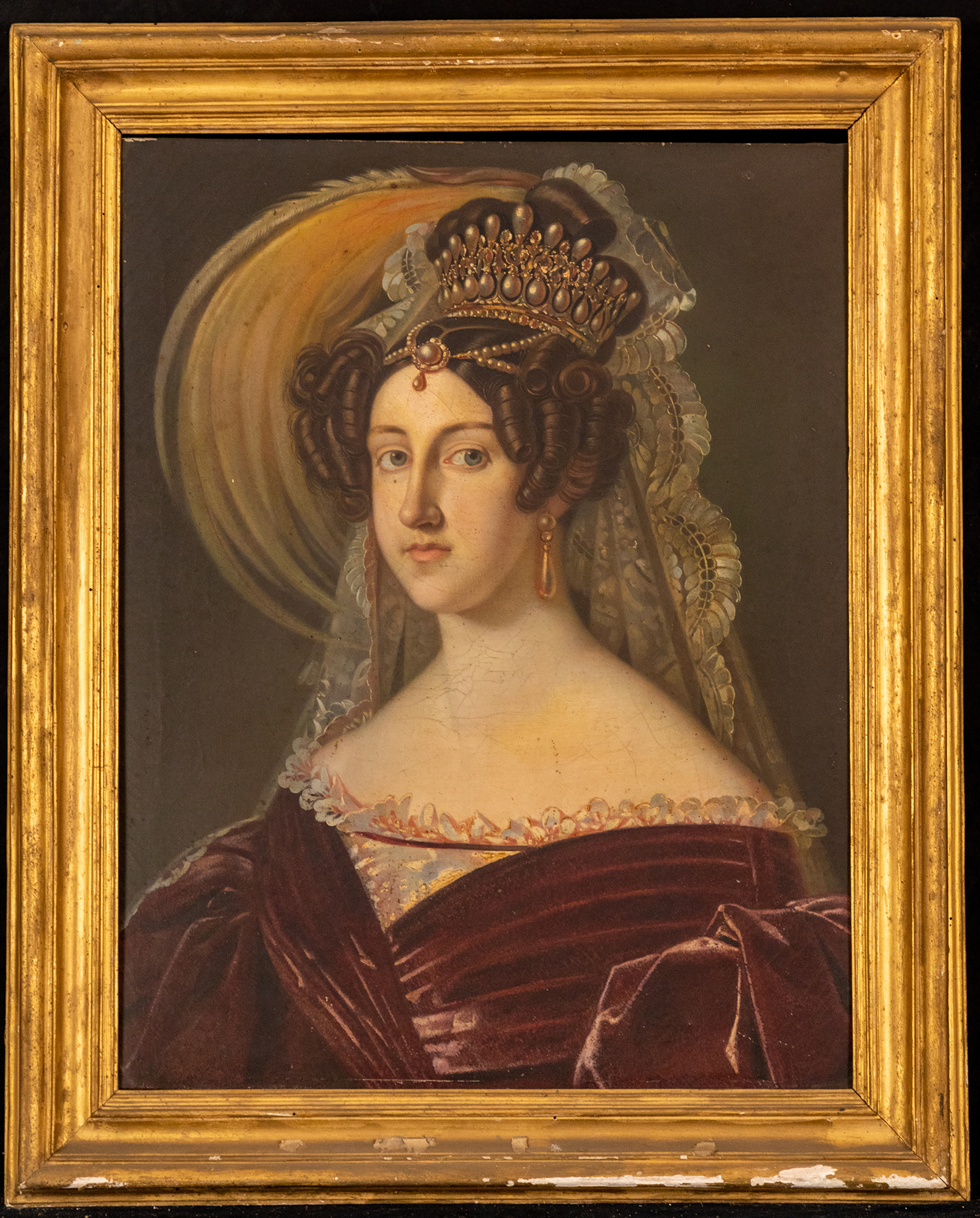 ritratto di Maria Teresa di Toscana (dipinto, opera isolata) - ambito piemontese (fine/ inizio secc. XIX/ XX)