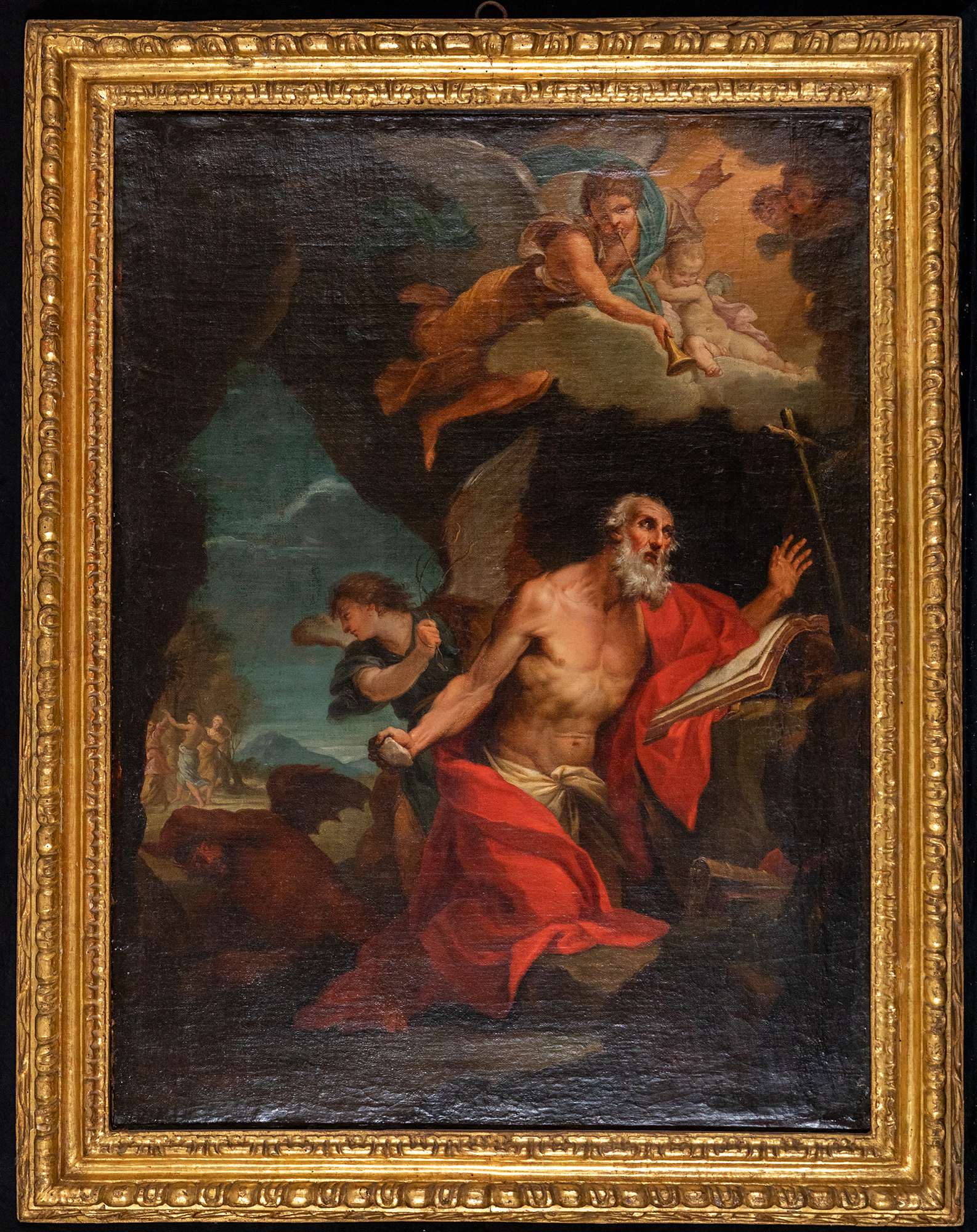 tentazioni di Sant'Antonio Abate (dipinto, opera isolata) - ambito italiano (prima metà sec. XVIII)