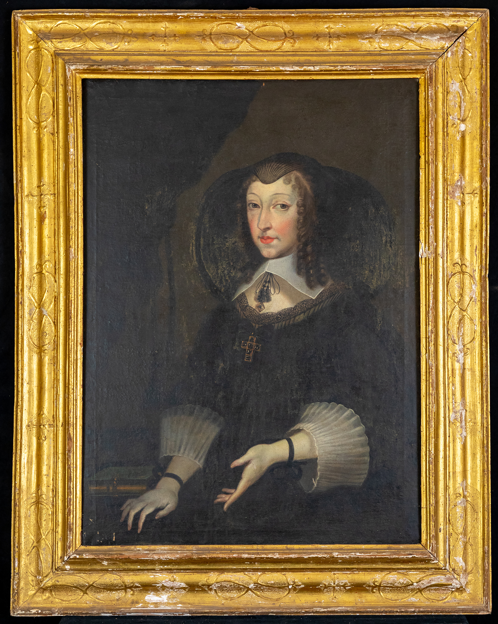 ritratto di Cristina di Francia (dipinto, opera isolata) - ambito piemontese (seconda metà sec. XVII)