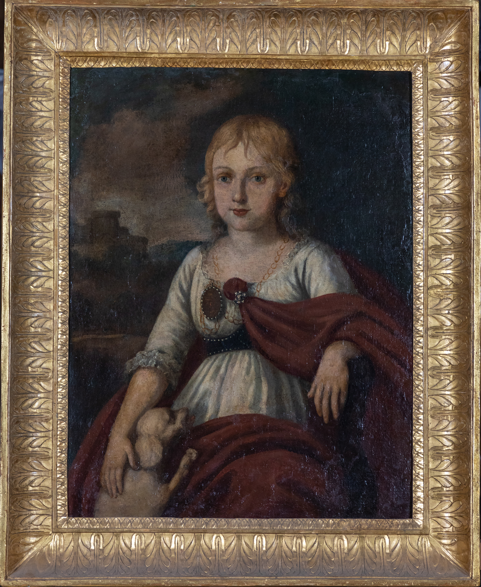 ritratto di Maria Cristina delle Due Sicile (dipinto, opera isolata) - ambito piemontese (seconda metà sec. XIX)