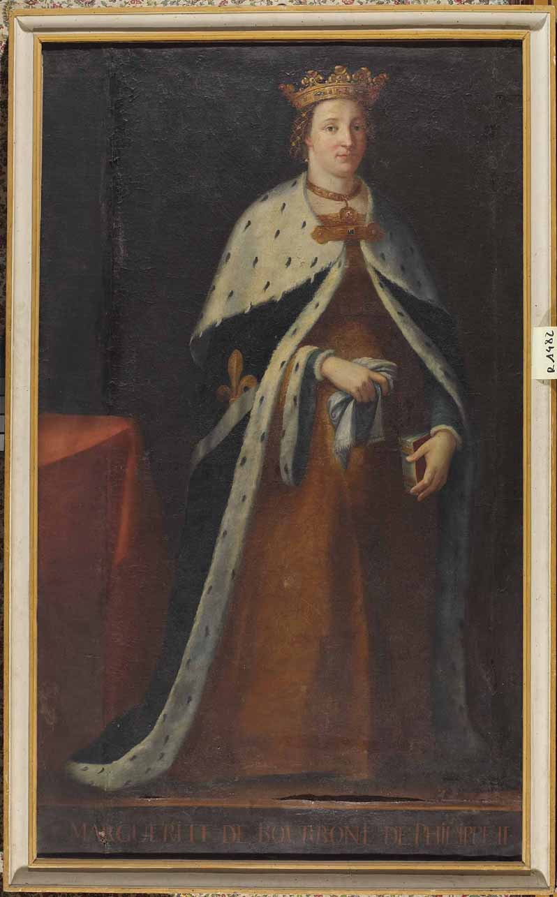 ritratto di Margherita di Borbone (dipinto) - ambito piemontese (ultimo quarto sec. XVIII)