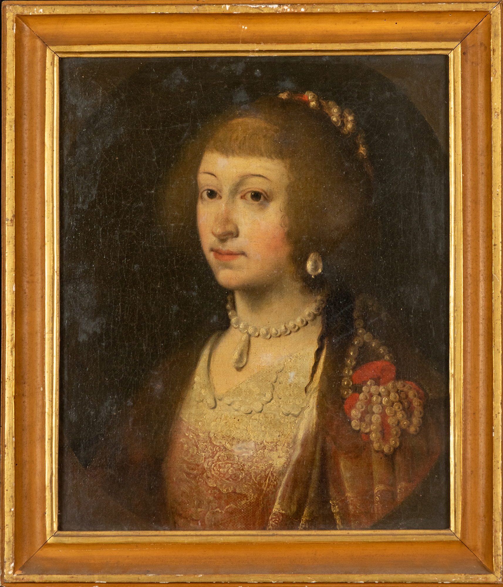 ritratto di Cristina di Francia (dipinto, opera isolata) - ambito franco-piemontese (seconda metà sec. XVII)