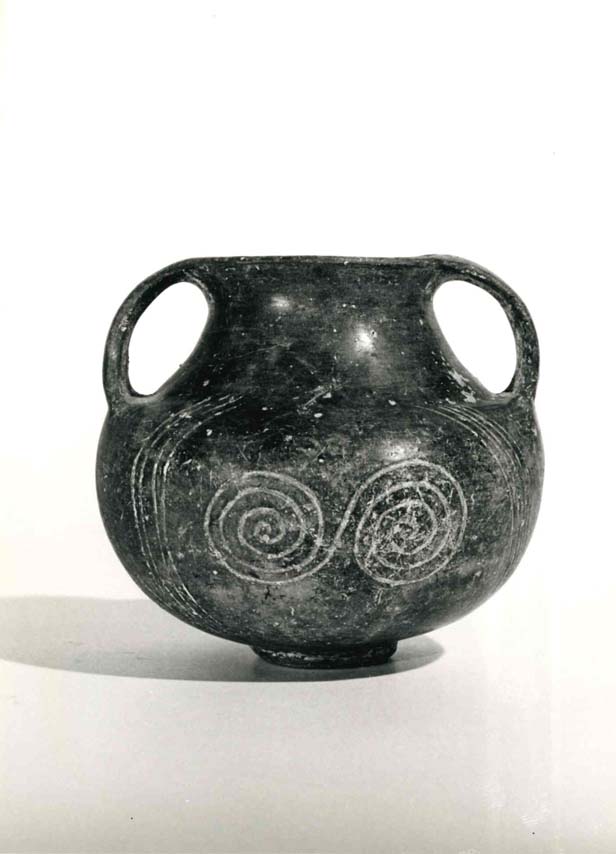 anfora - produzione etrusco laziale (metà SECOLI/ VII a.C)