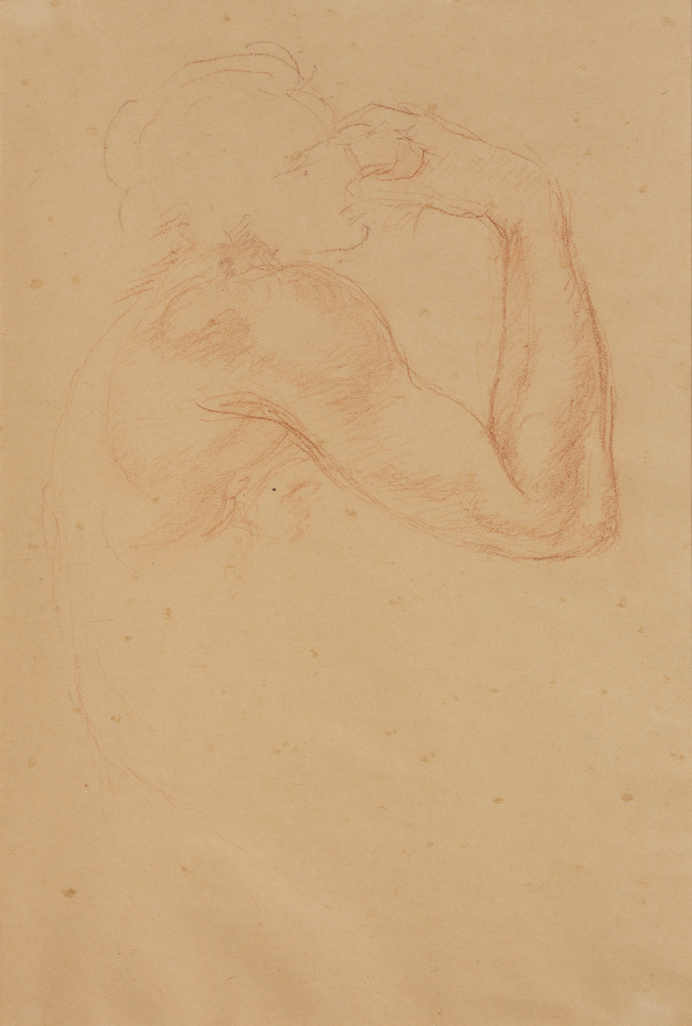 Braccio destro (disegno, opera isolata) di Cuneo Renata (XX)