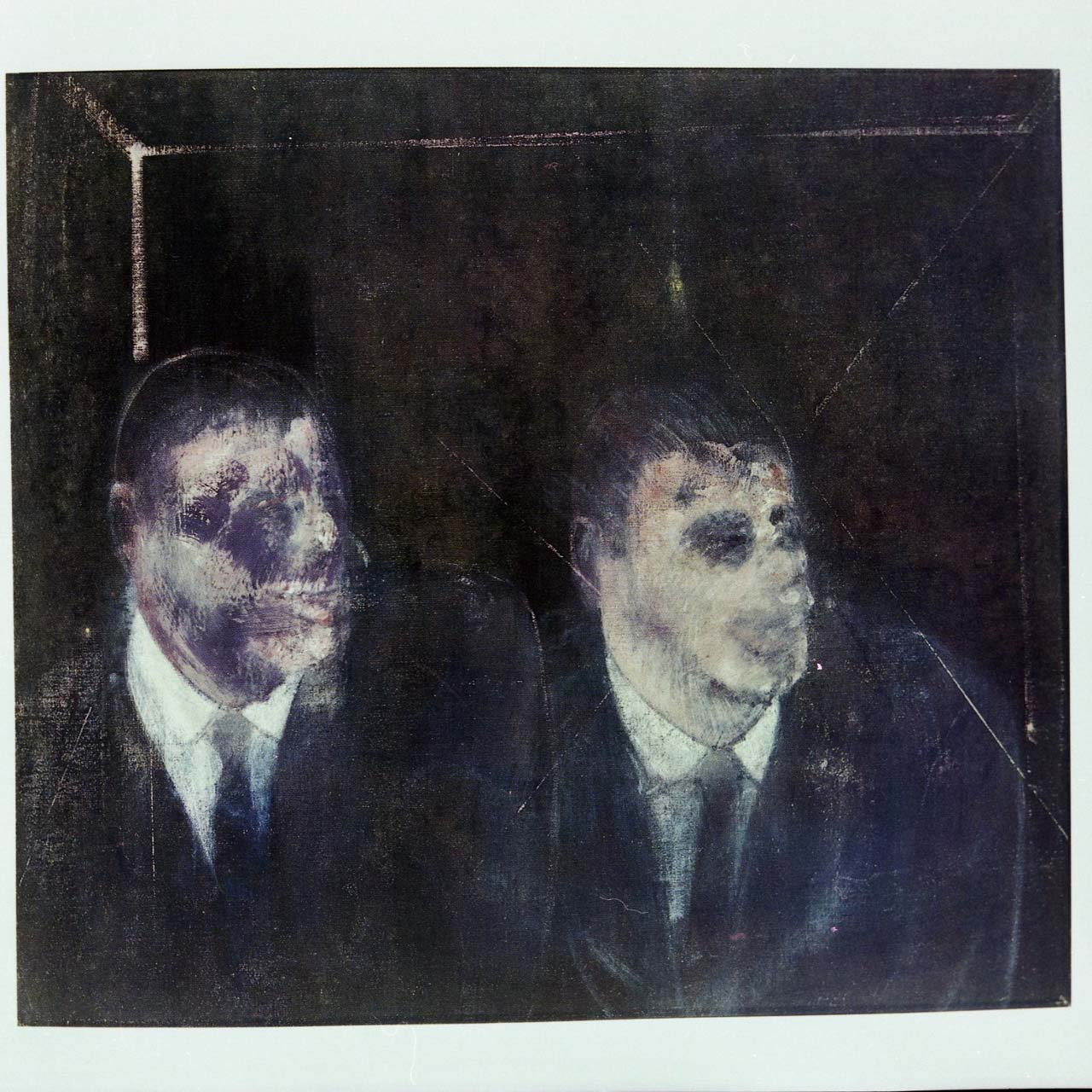 Two Americans, figure maschili (dipinto) di Bacon Francis (terzo quarto sec. XX)