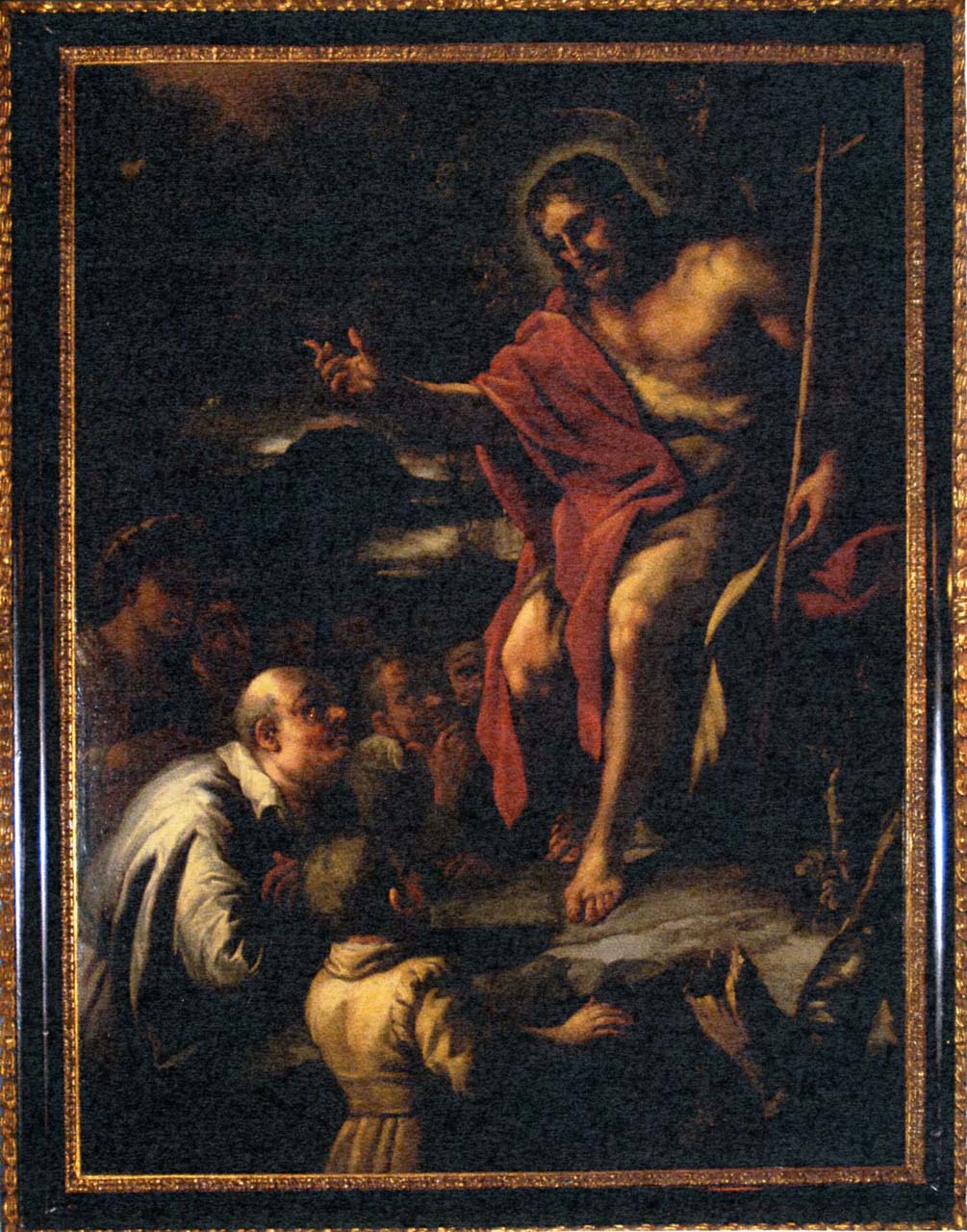 predica del Battista (dipinto) di Giordano Luca (attribuito) (seconda metà sec. XVII)