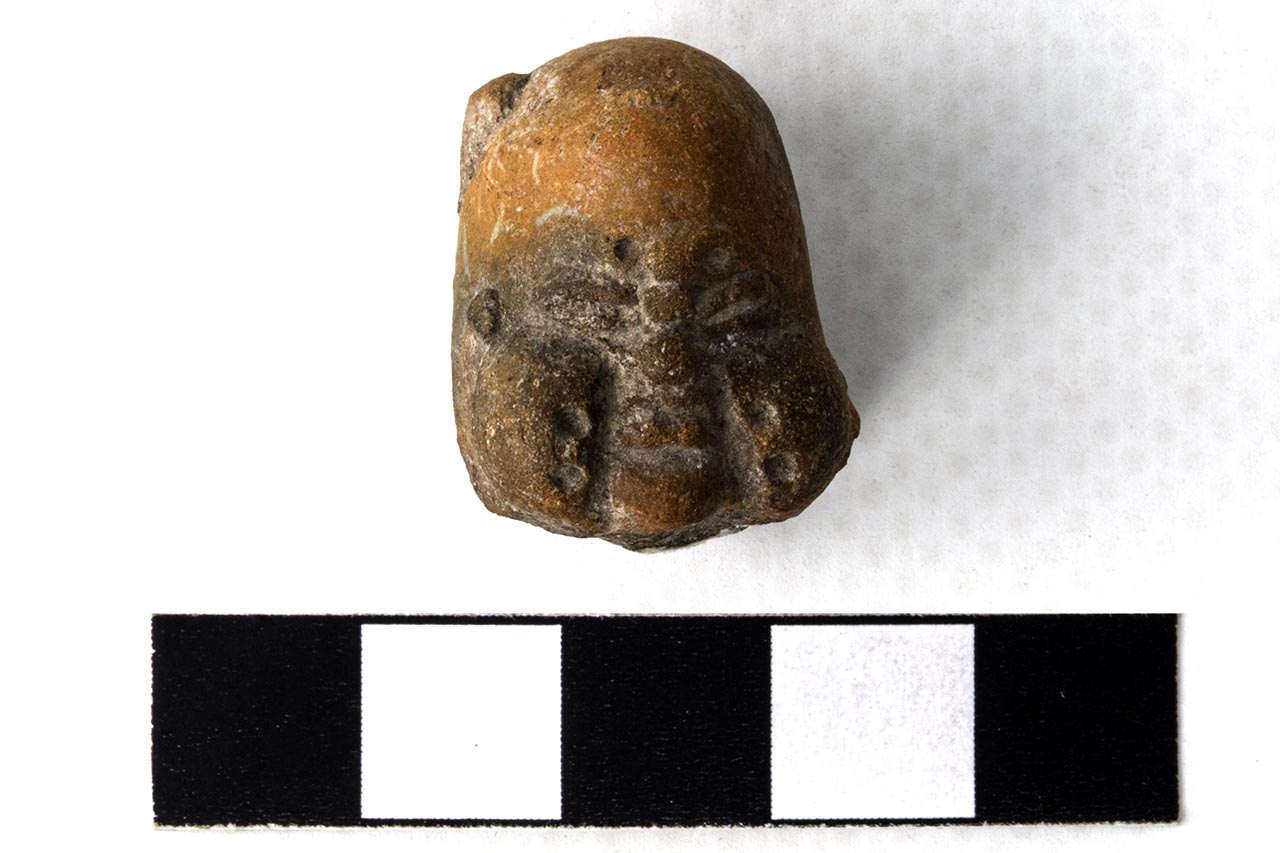 statuetta antropomorfa, parte - Mesoamerica, ambito maya (SECOLI/ ARCHI DI SECOLI/ VII-IX)