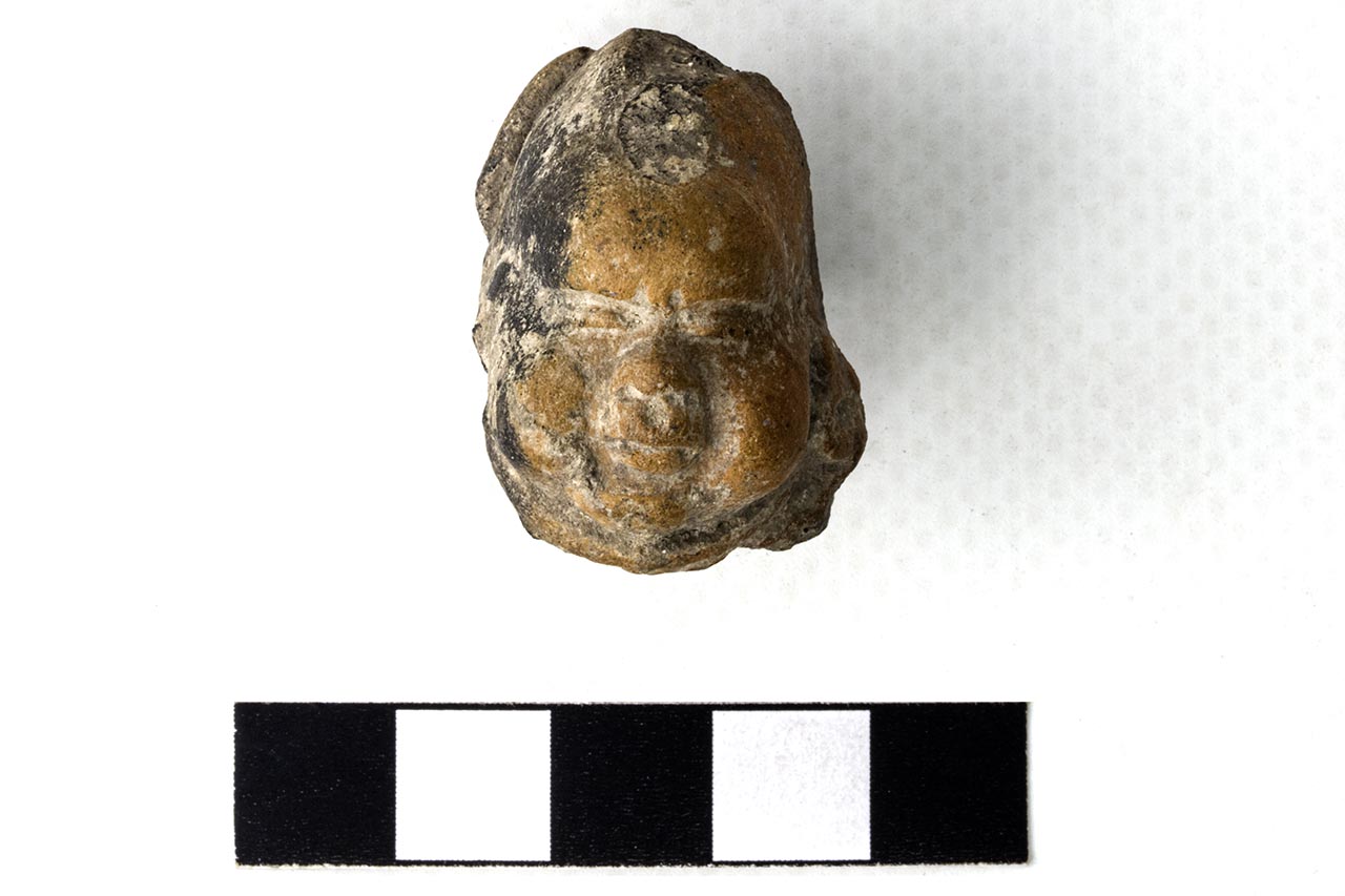statuetta antropomorfa, parte - Mesoamerica, ambito maya (SECOLI/ ARCHI DI SECOLI/ VII-IX)