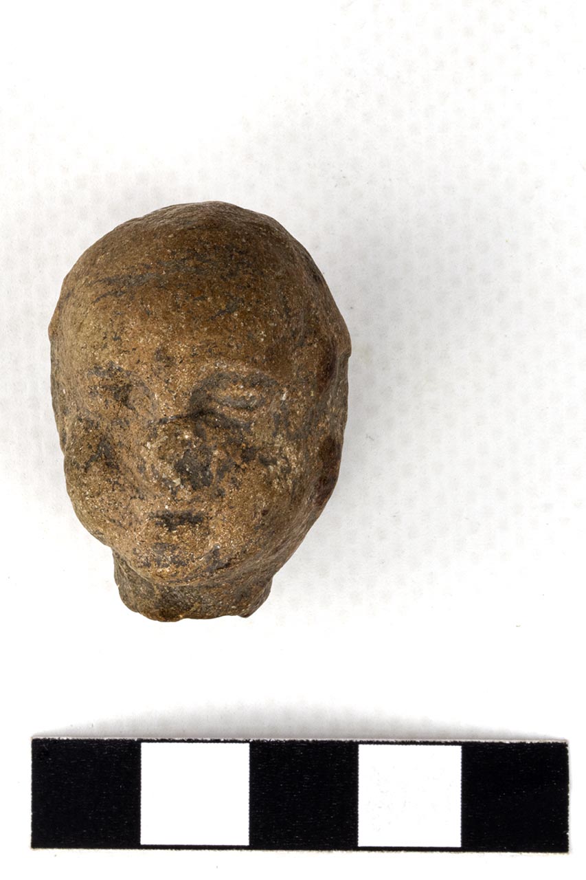statuetta antropomorfa, parte - Mesoamerica, ambito maya (SECOLI/ ARCHI DI SECOLI/ VII-IX)