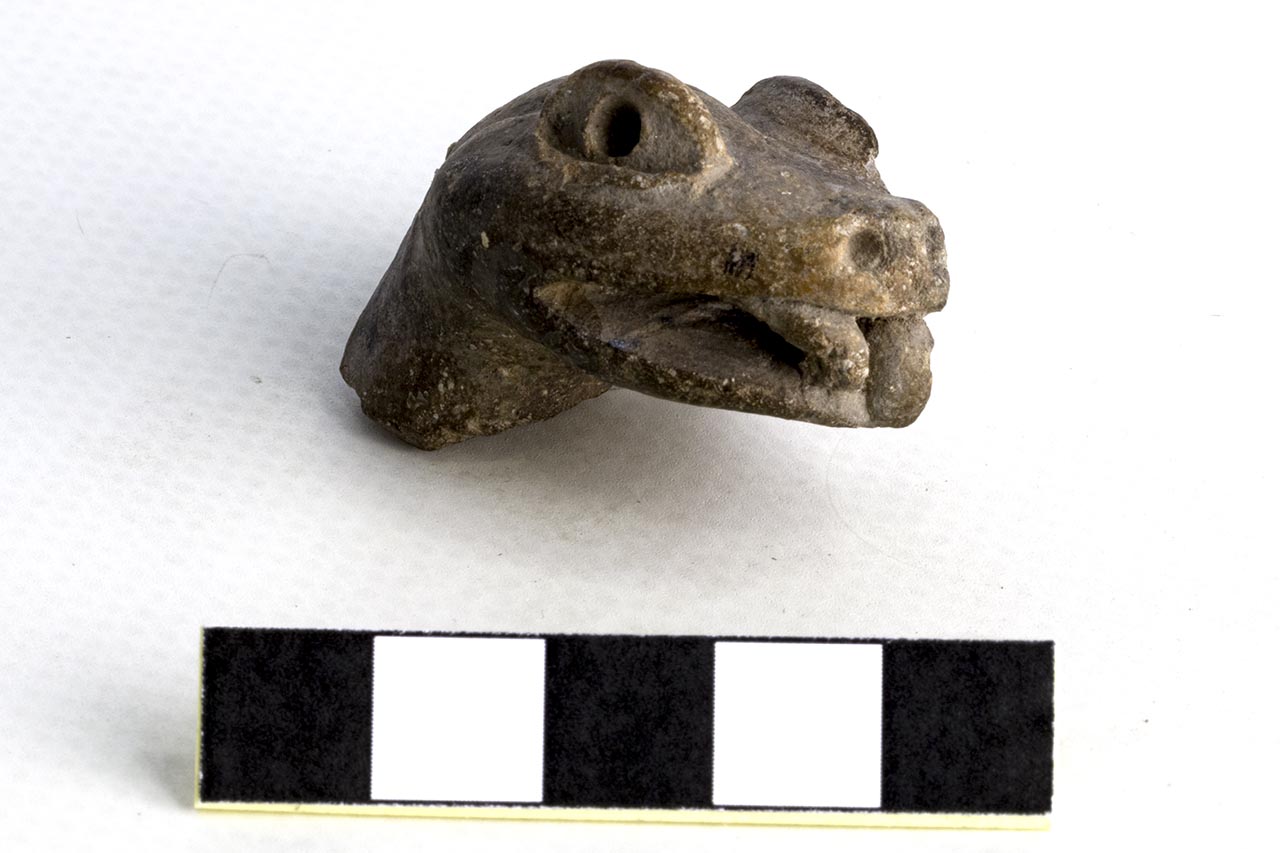 statuetta zoomorfa, parte - Mesoamerica, ambito maya (SECOLI/ ARCHI DI SECOLI/ VII-IX)