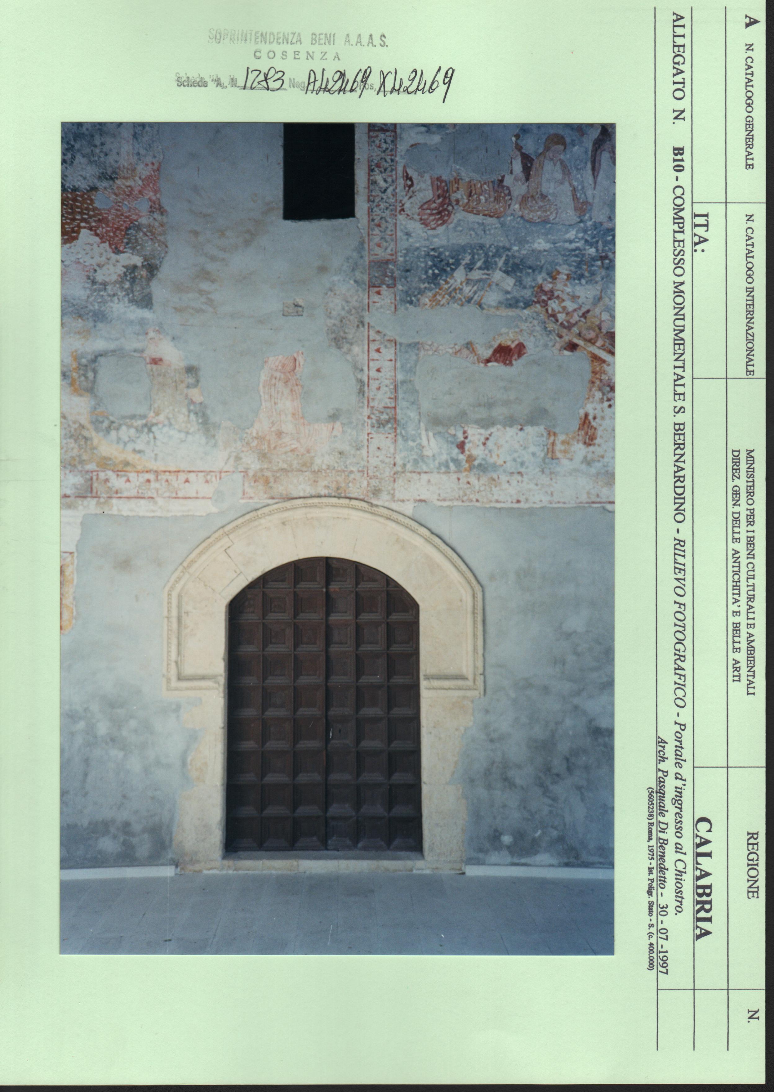 Complesso di San Bernardino (monastero) - Morano Calabro (CS) 