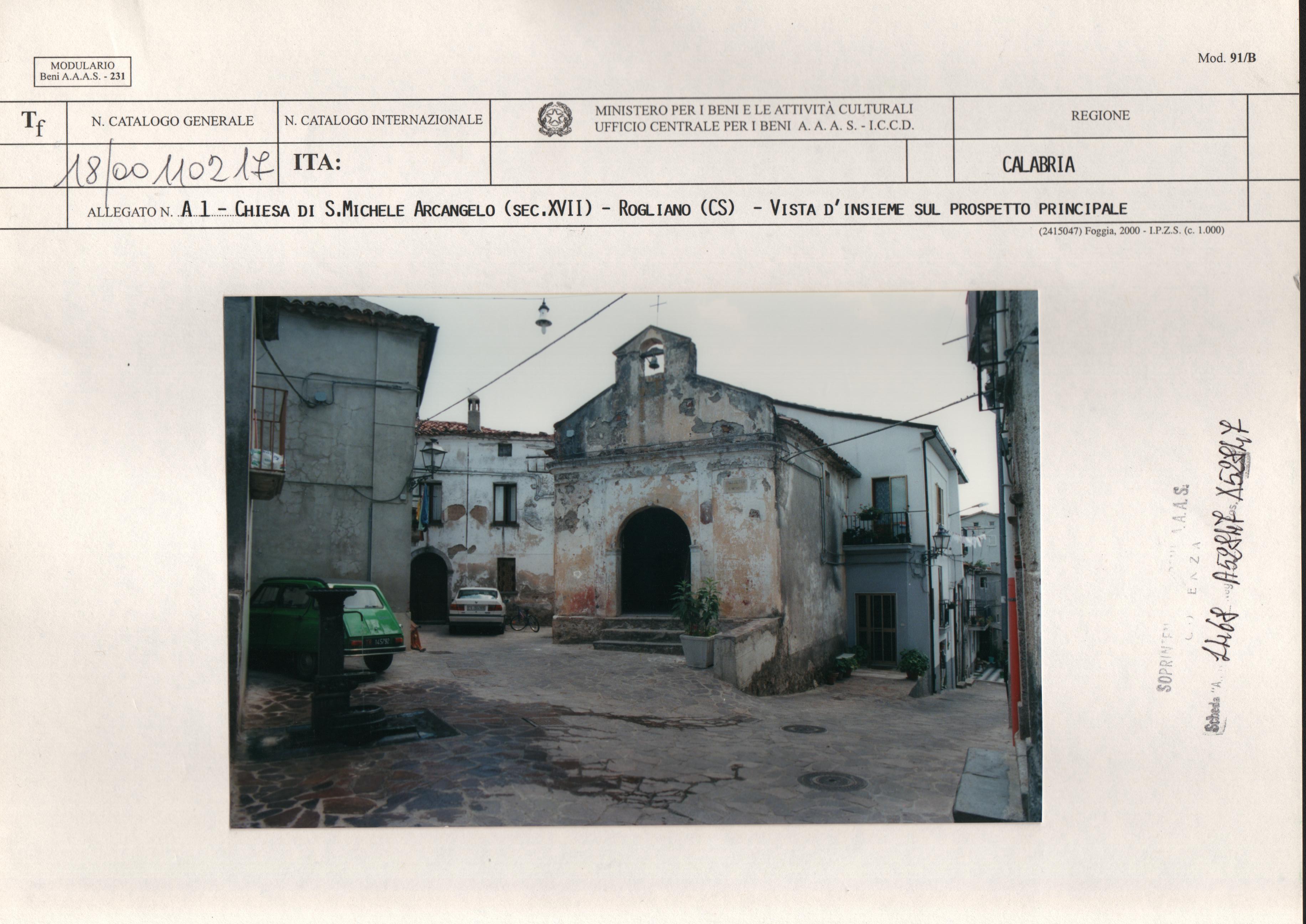 Chiesa di San Michele Arcangelo (chiesa, sussidiaria) - Rogliano (CS) 