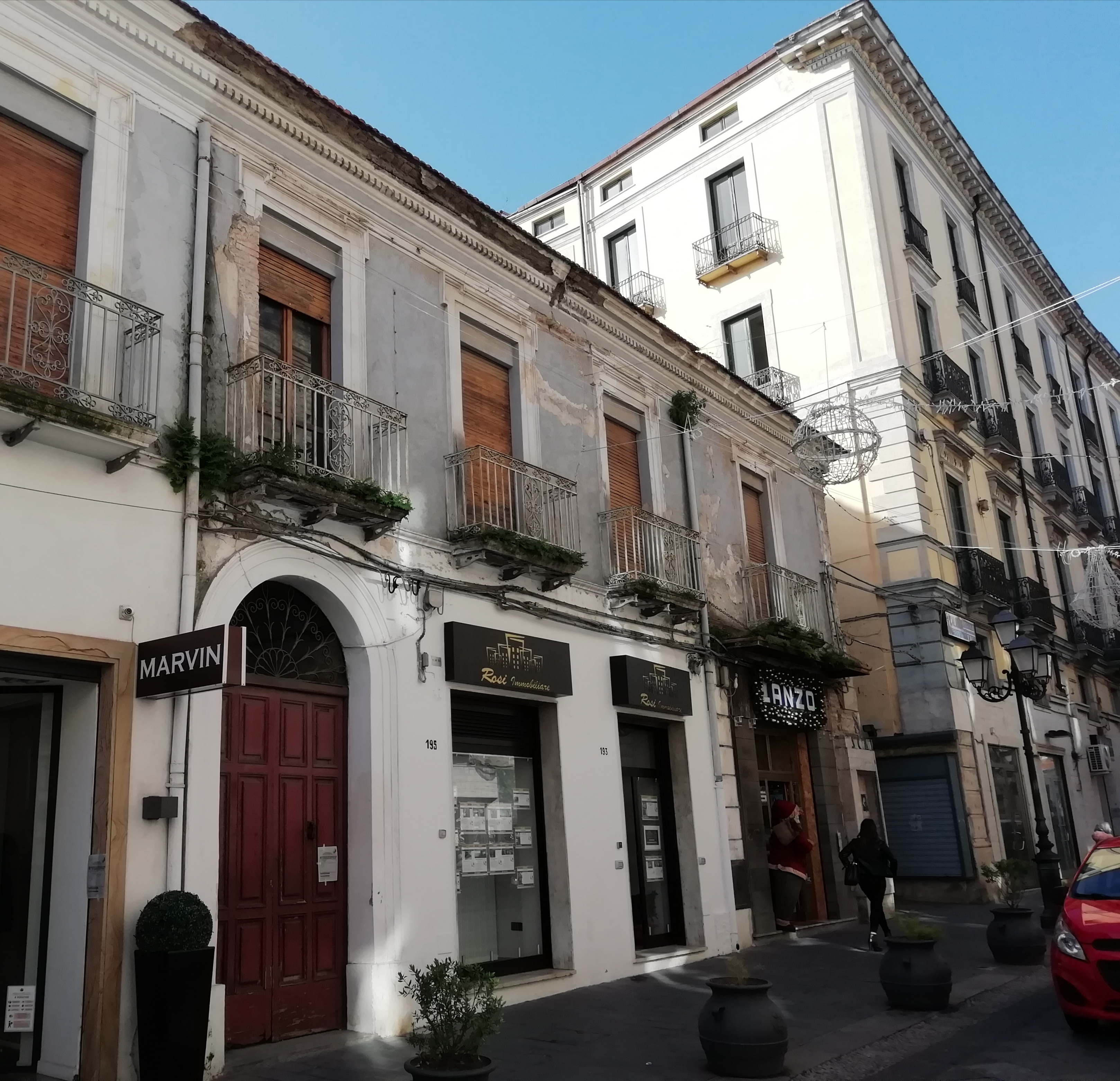 [Edificio in Corso Mazzini, 195, 197] (palazzo, privato) - Catanzaro (CZ) 