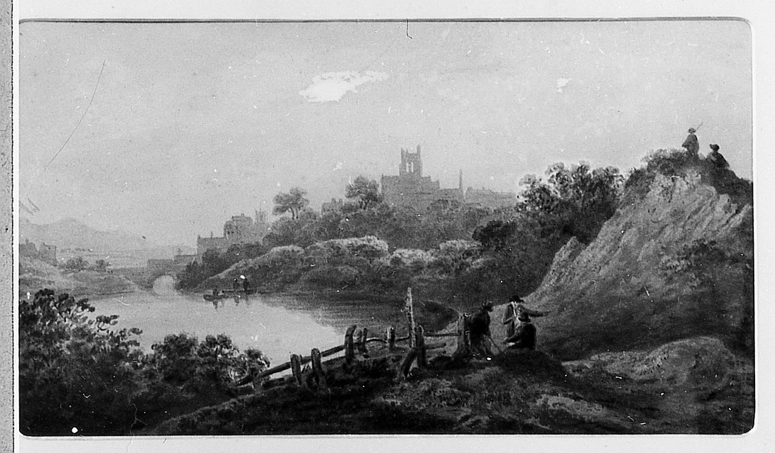 paesaggio (disegno) di Fielding Anthony Vandyke Copley (sec. XIX)