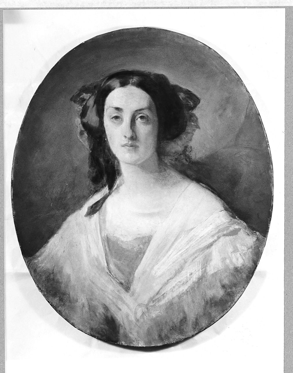 ritratto di Eugenia de Montjio (disegno) di Winterhalter Franz Xavier (sec. XIX)