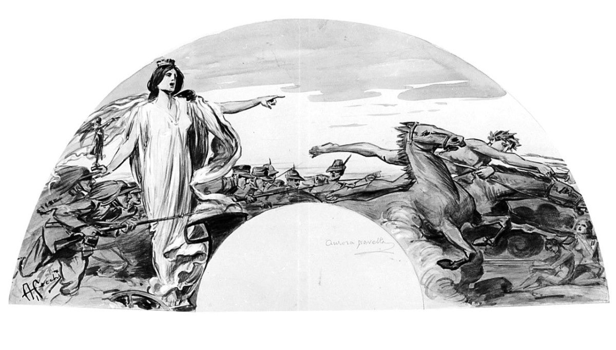 Aurora (disegno) di Cecchi Adriano (sec. XX)