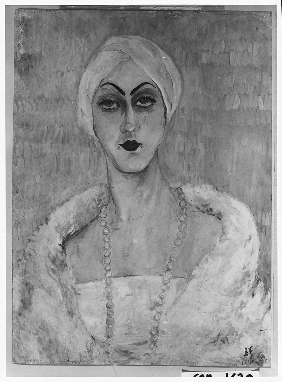 autoritratto di Beatrice Setti (disegno) di Setti Beatrice (sec. XX)