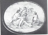 allegoria della pittura (disegno) di d'Asburgo Maria Luisa (sec. XIX)