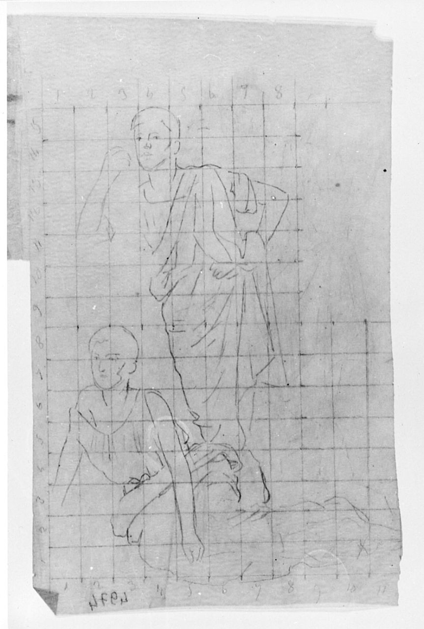 soggetto storico (disegno) di Saltini Pietro (terzo quarto sec. XIX)