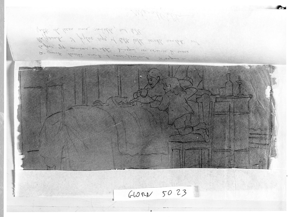 figura femminile (disegno) di Saltini Pietro (terzo quarto sec. XIX)