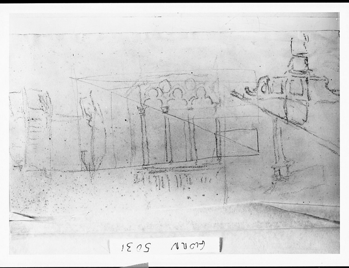 architettura (disegno) di Saltini Pietro (terzo quarto sec. XIX)