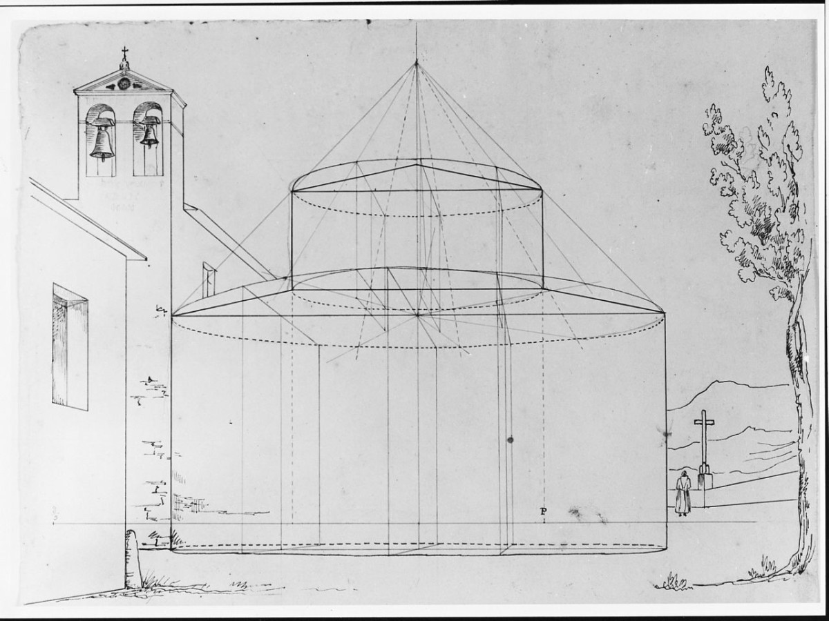 disegno geometrico (disegno) di Saltini Pietro (terzo quarto sec. XIX)