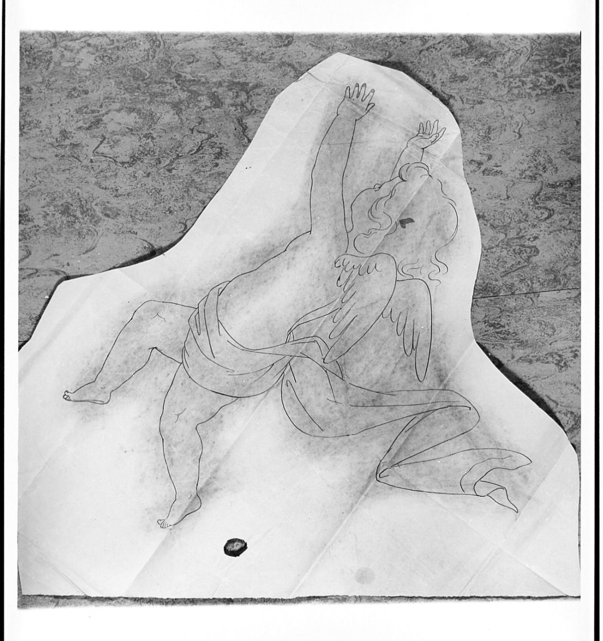 angelo (disegno) di Saltini Pietro (terzo quarto sec. XIX)